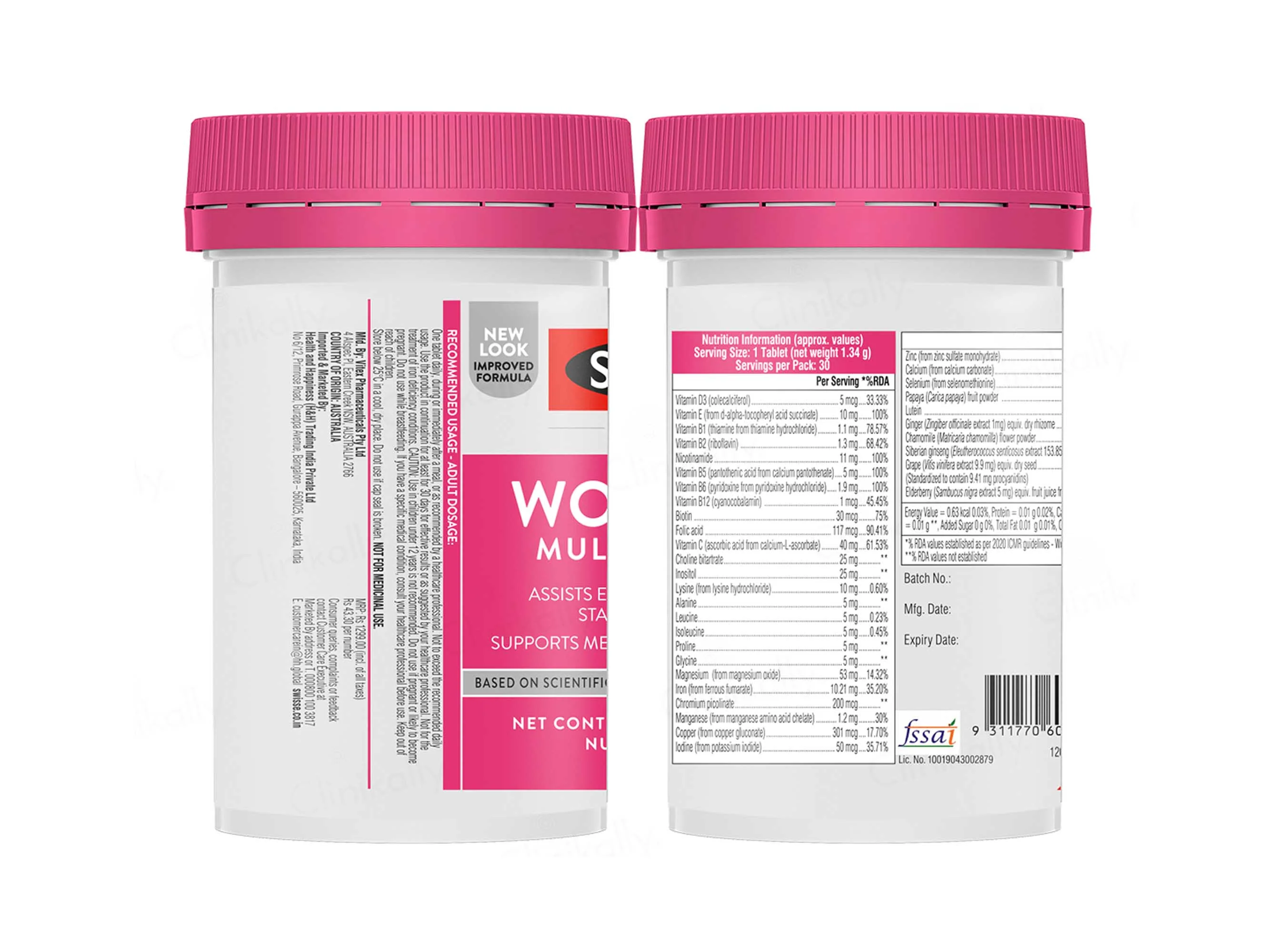 Swisse Ultivite Women's Multivitamin Tablet - Image 2