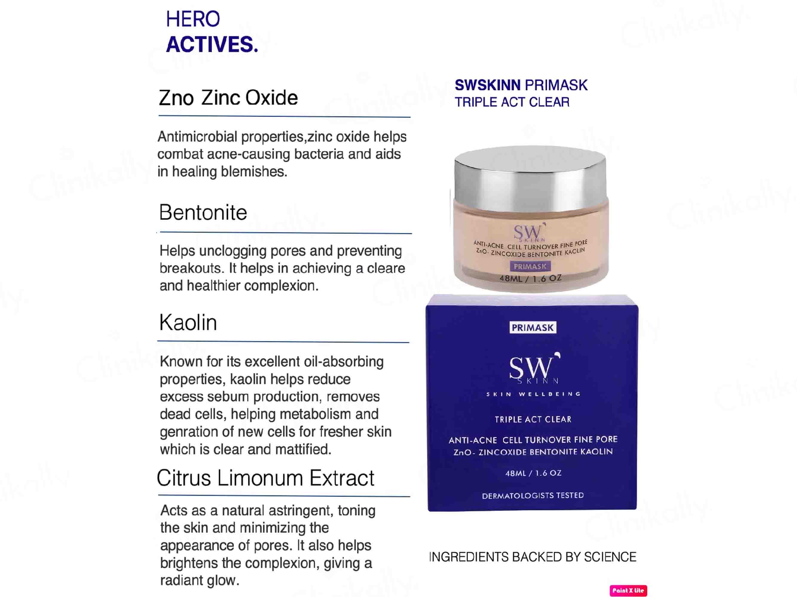 SWSKINN Primask Triple Act Clear Face Mask - Image 4