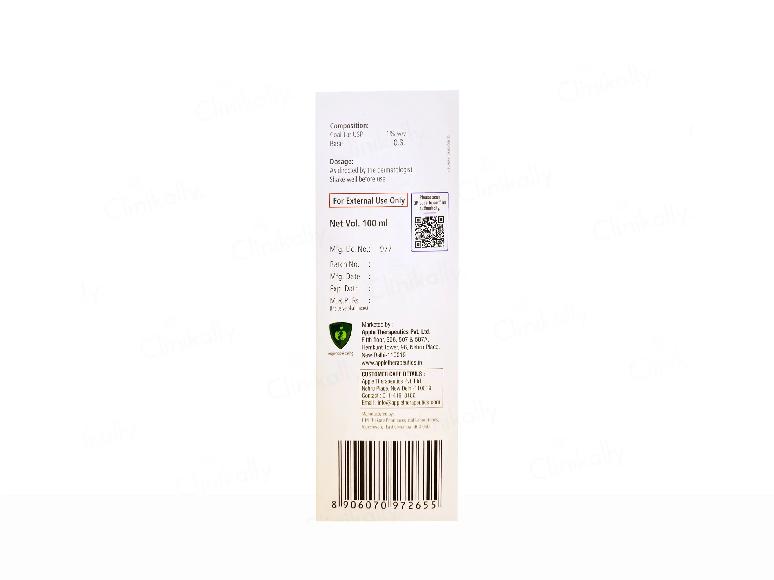 Tar 18 Medicated Shampoo with 1% Coal Tar - Image 5