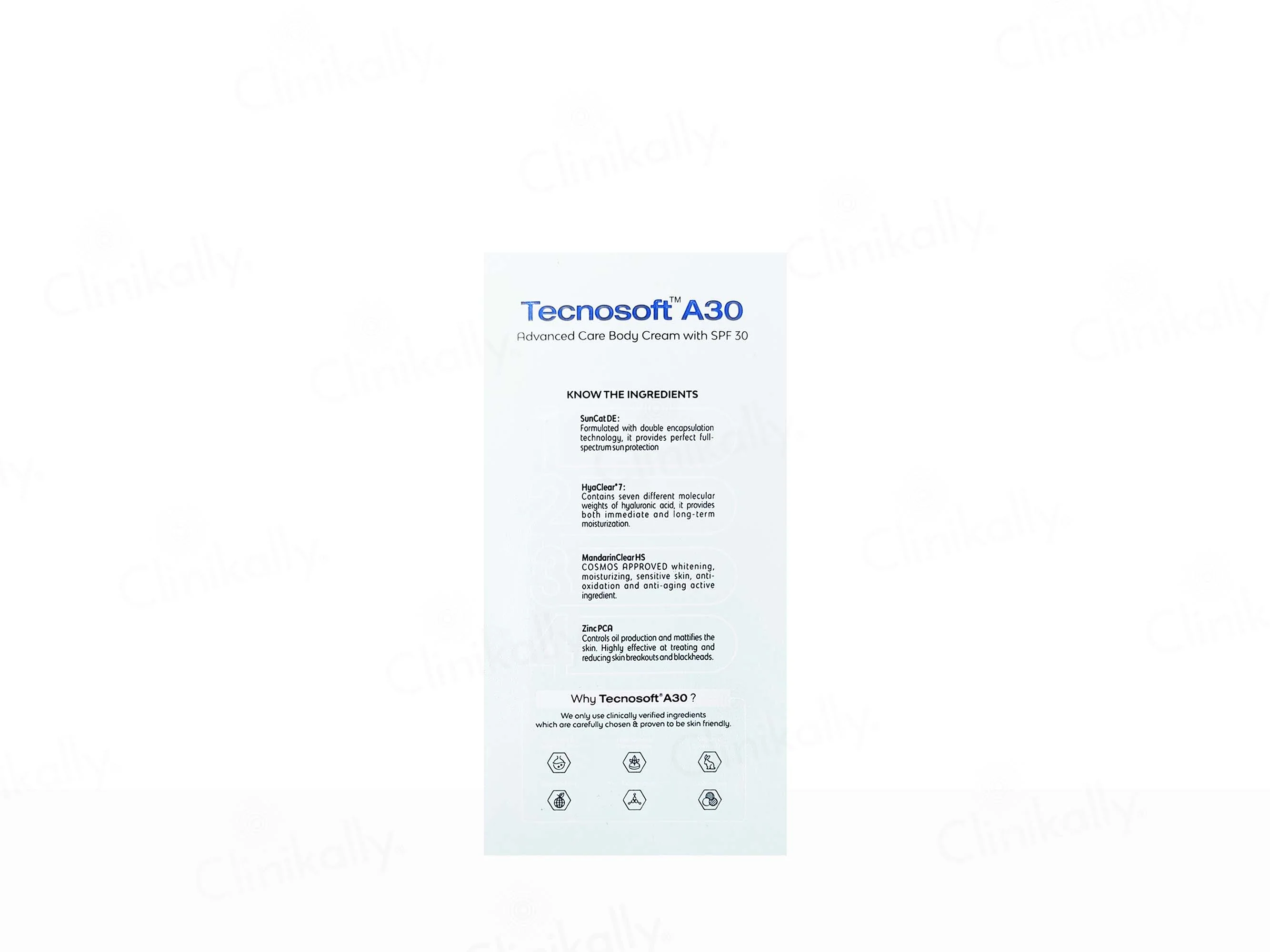 Tecnosoft A30 Advanced Care Body Cream SPF 30 - Image 2