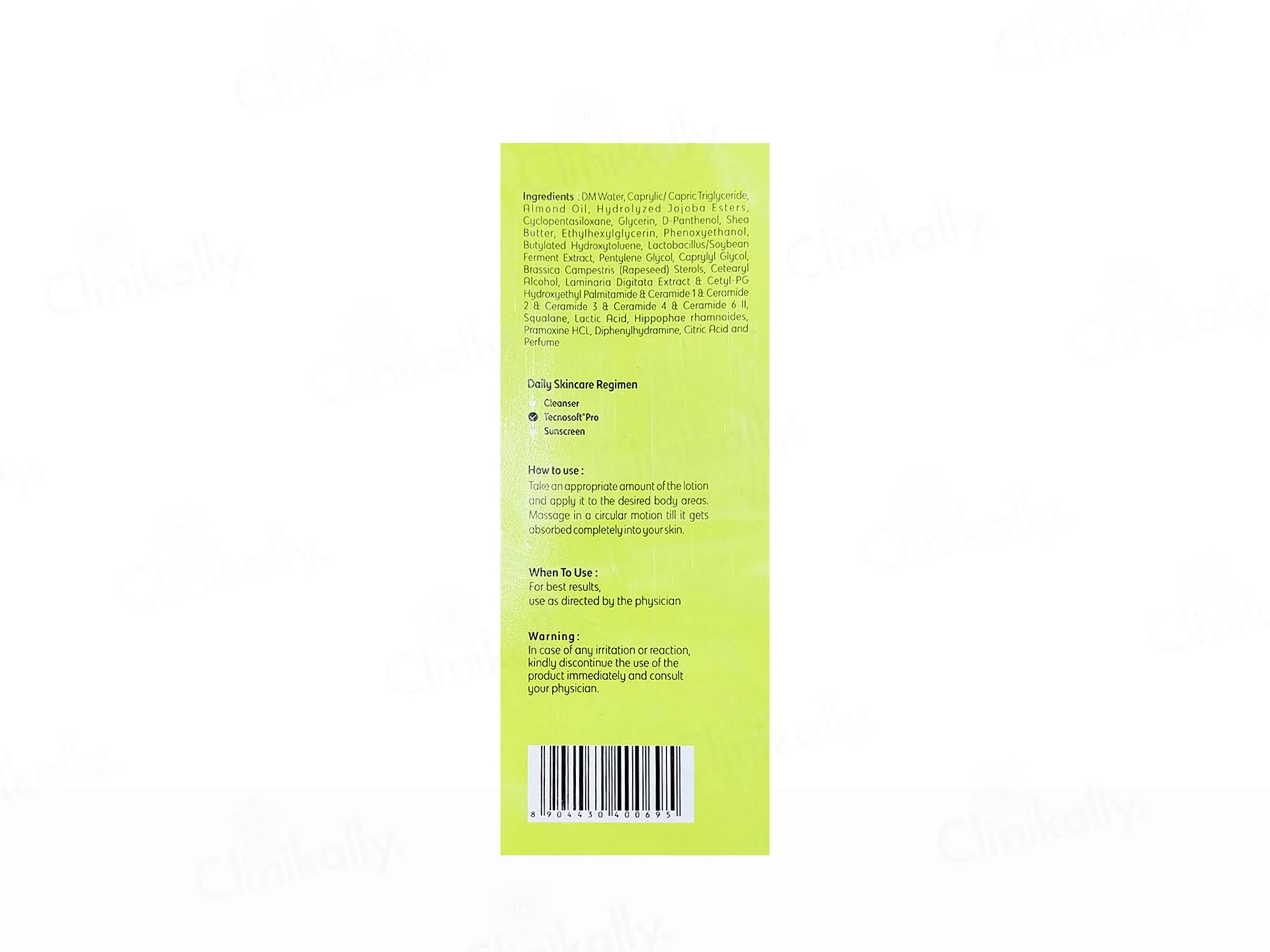 Tecnosoft Pro Ultra Soothing Probiotic Lotion - Image 3