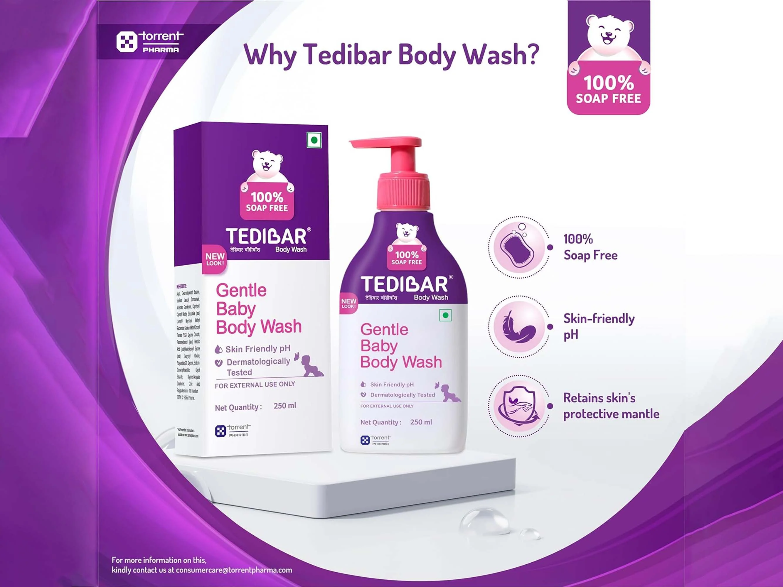 Tedibar Gentle Baby Body Wash - Image 3