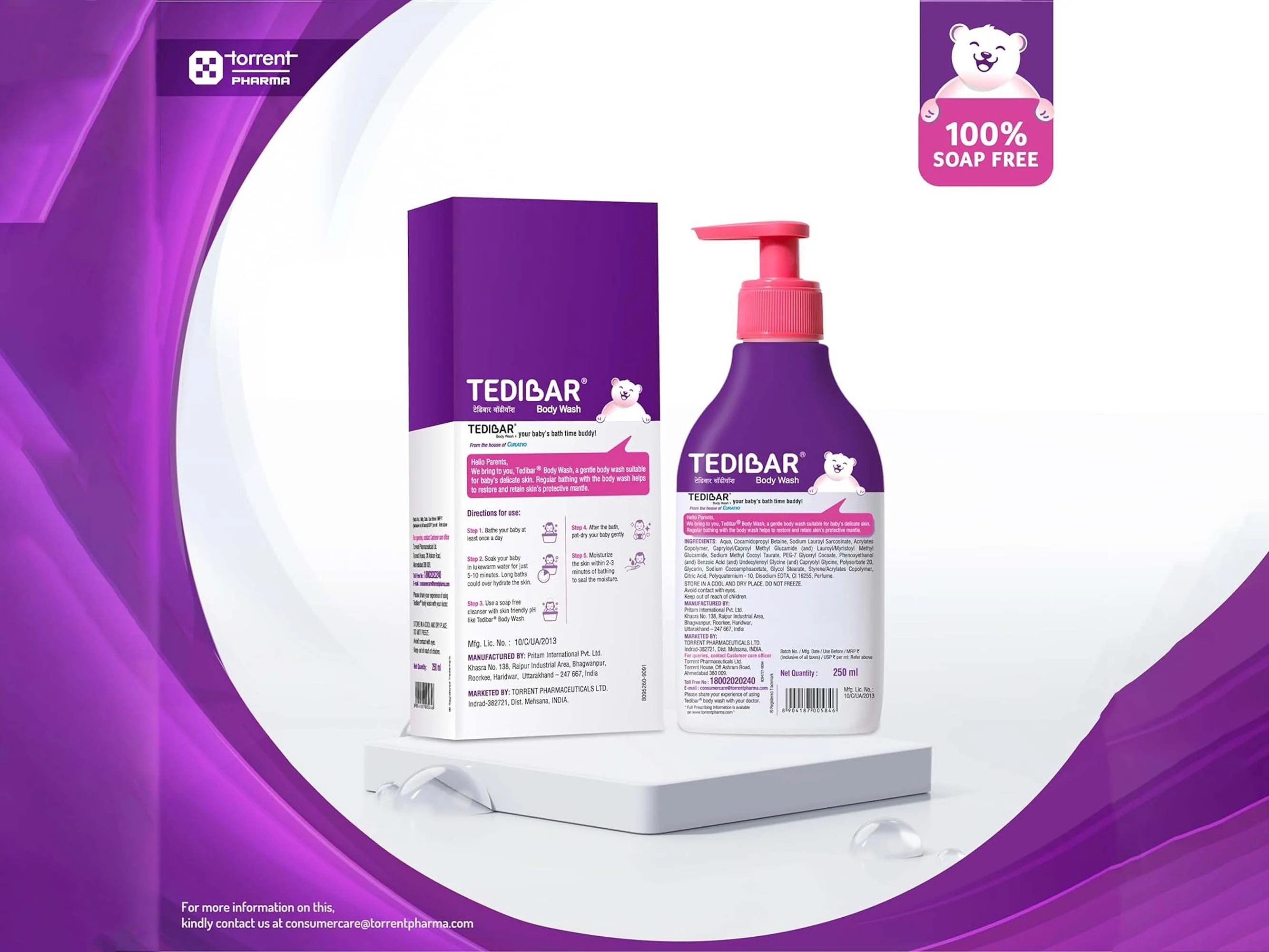 Tedibar Gentle Baby Body Wash - Image 5