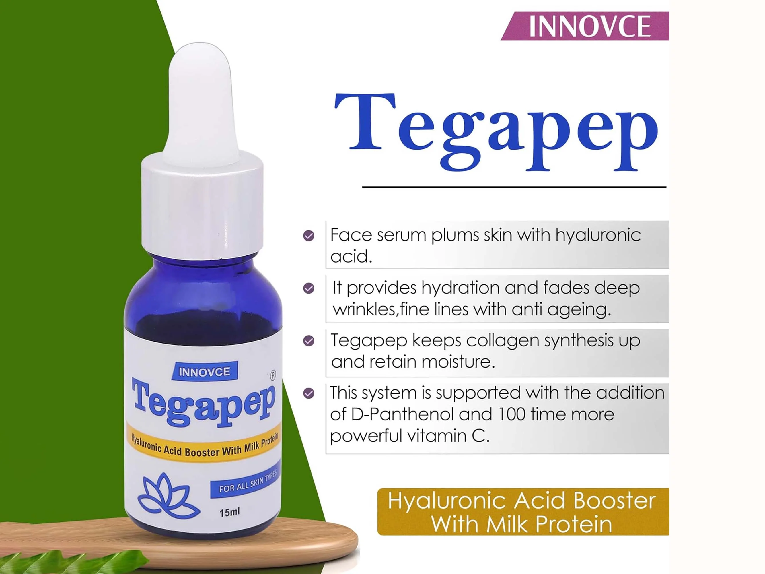 Tegapep Hyaluronic Acid Booster Face Serum - Image 3