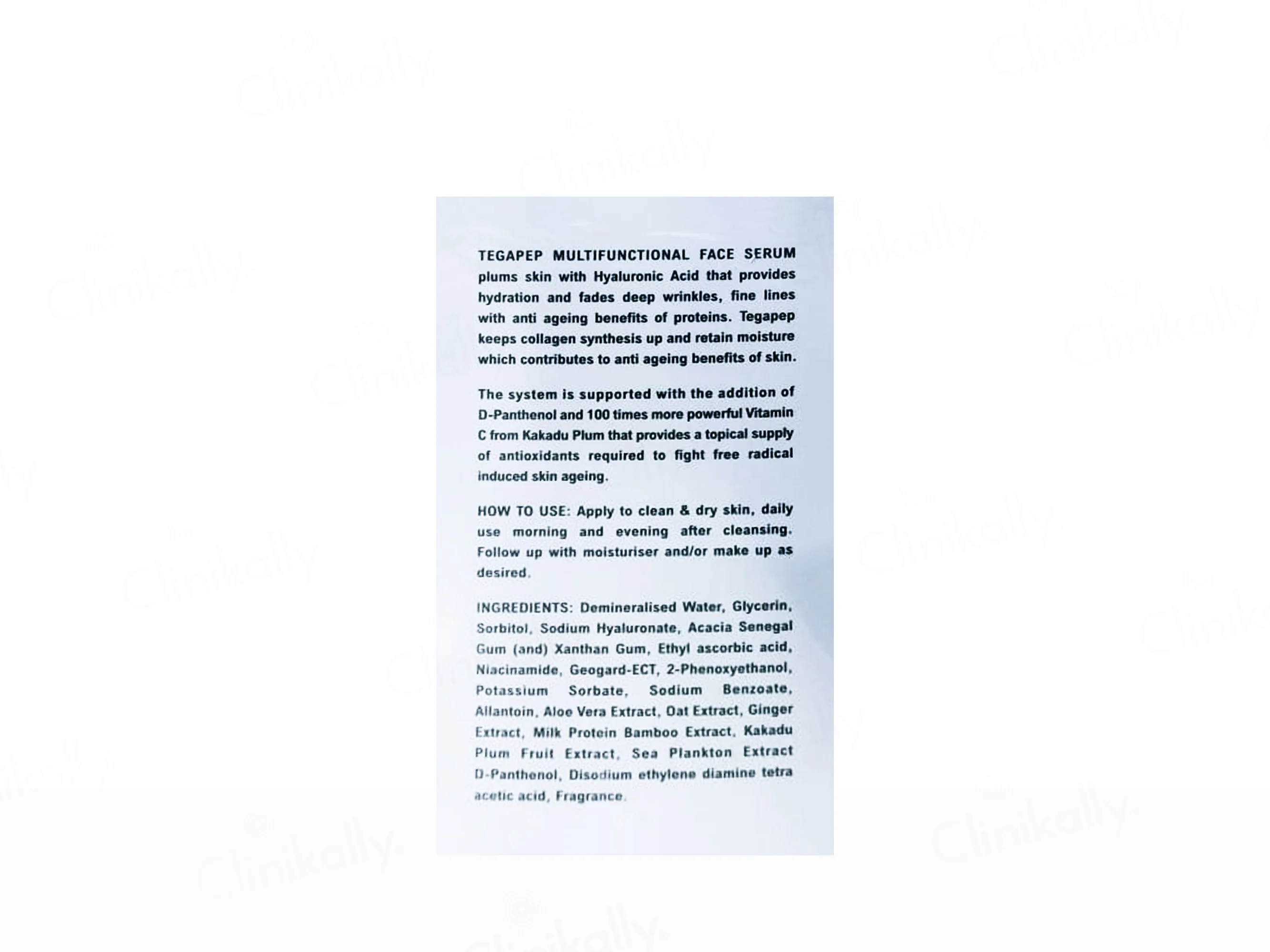 Tegapep Hyaluronic Acid Booster Face Serum - Image 8