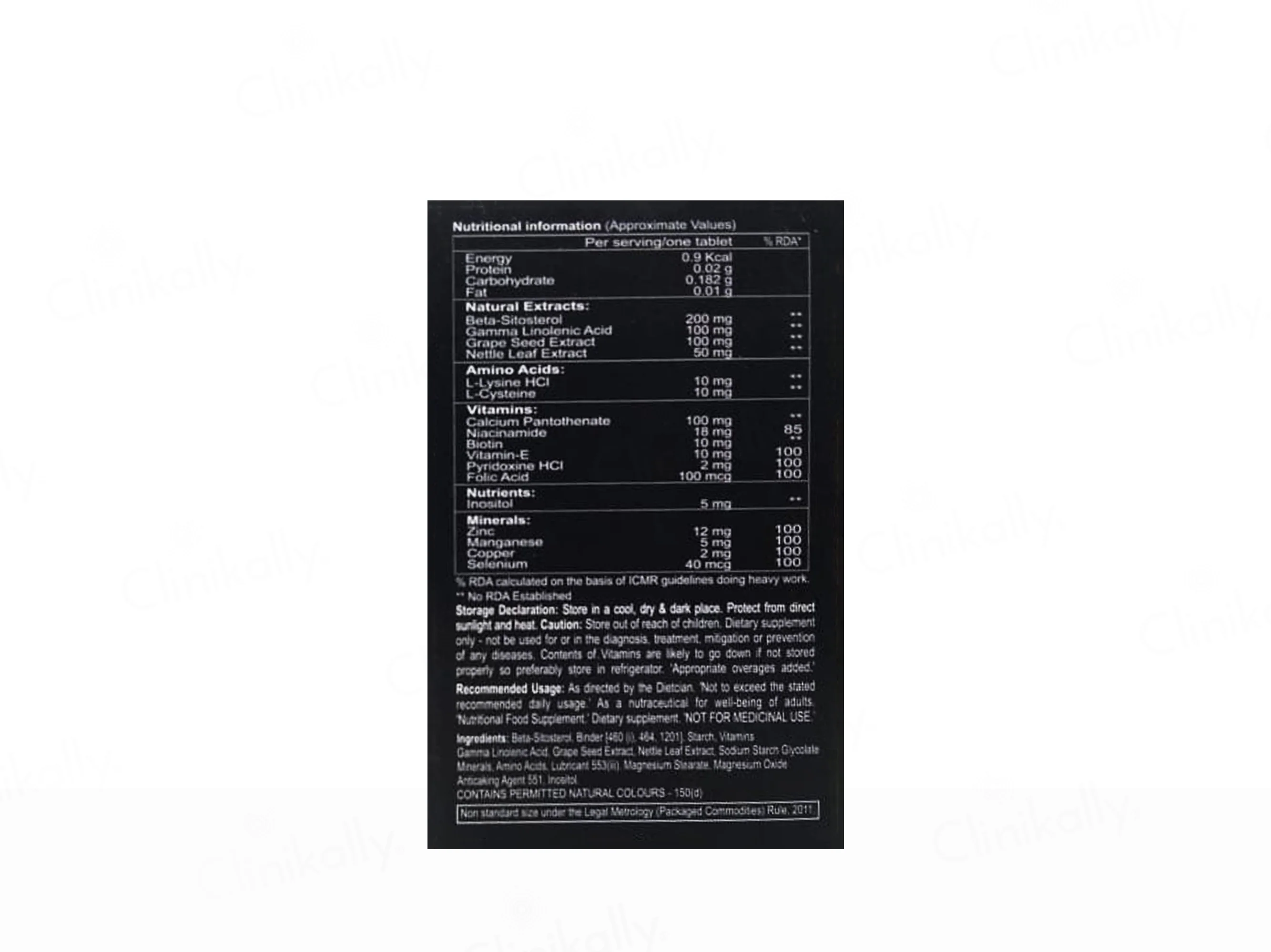Telogain-Max Nutraceutical Hair Tablet - Image 4