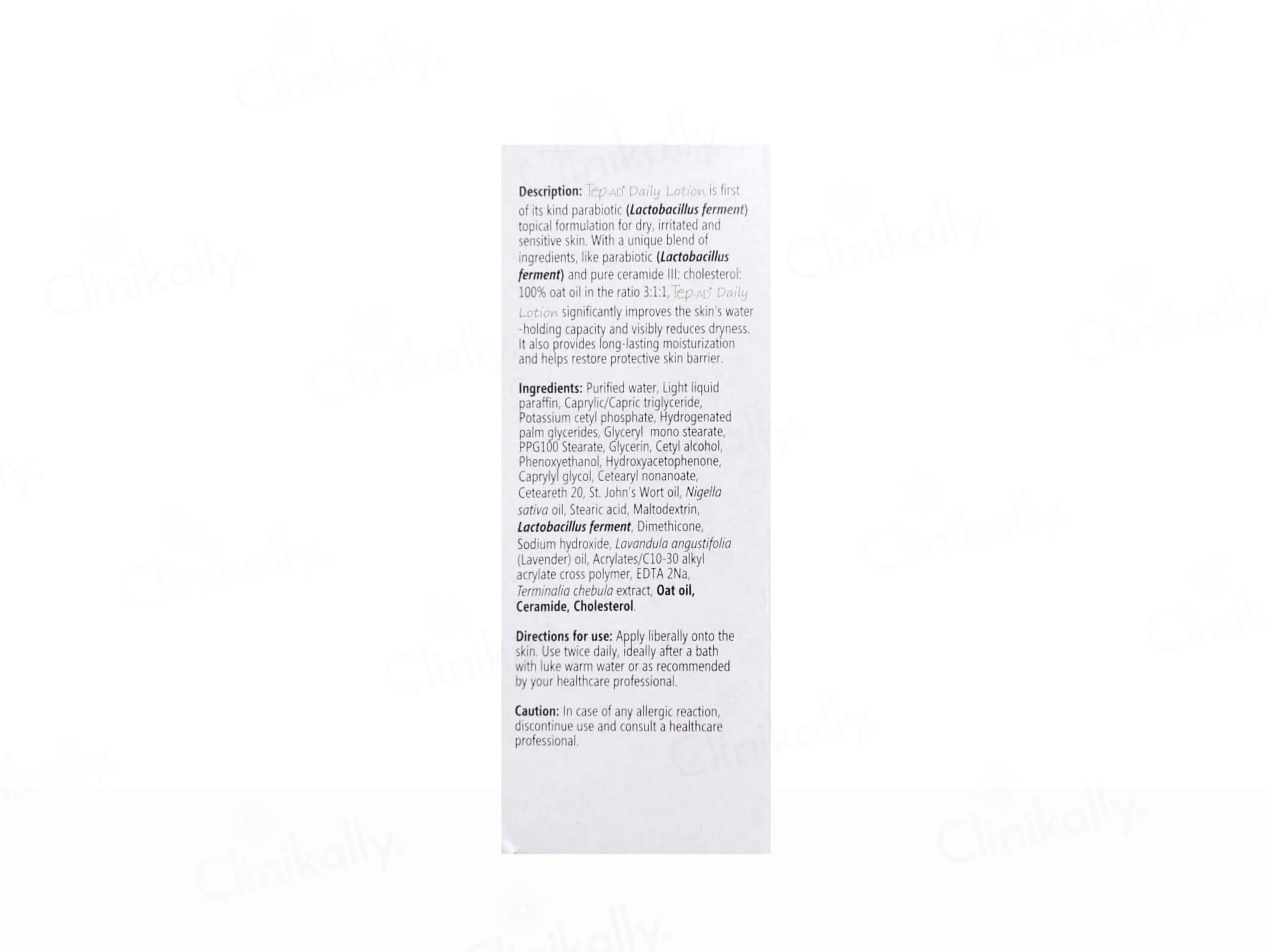 Tep-AD Daily Lotion - Image 2