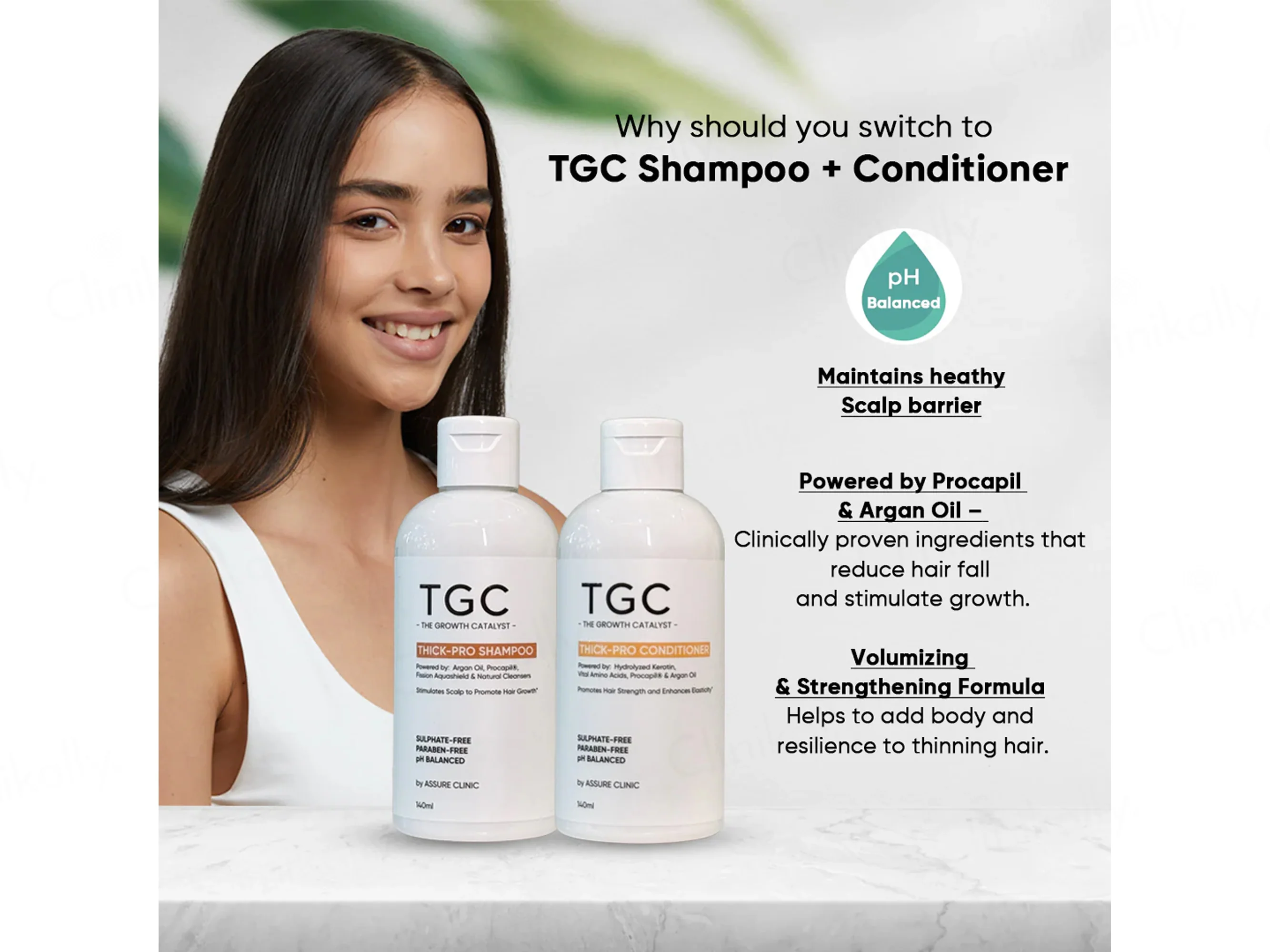 TGC The Growth Catalyst Thick-Pro Shampoo & Conditioner Combo - Image 4