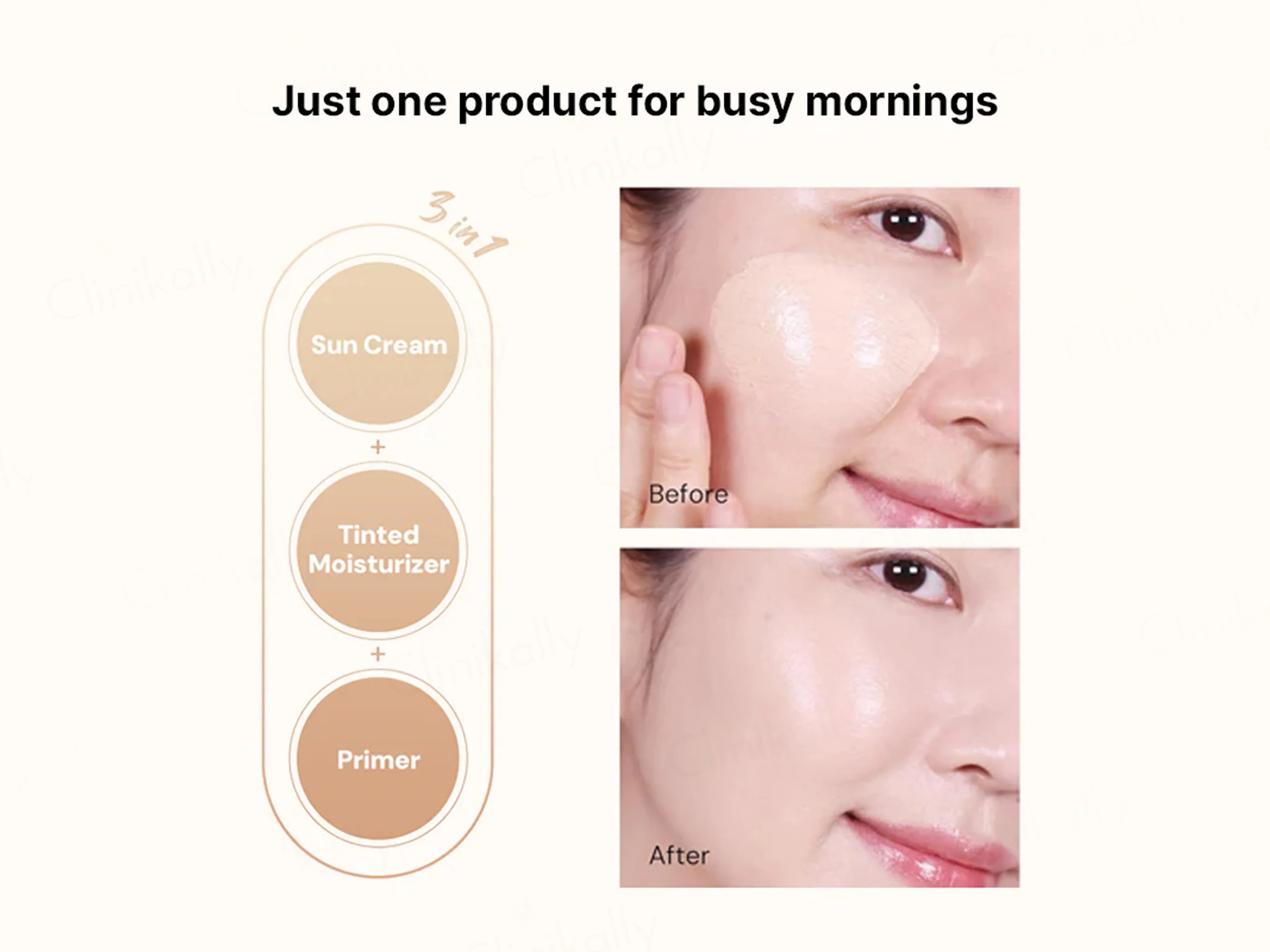 Thank You Farmer Be Beautiful Skin Tint Dewy Glow Moisturiser Sunscreen SPF 50 PA++++ (Tan) - Image 5