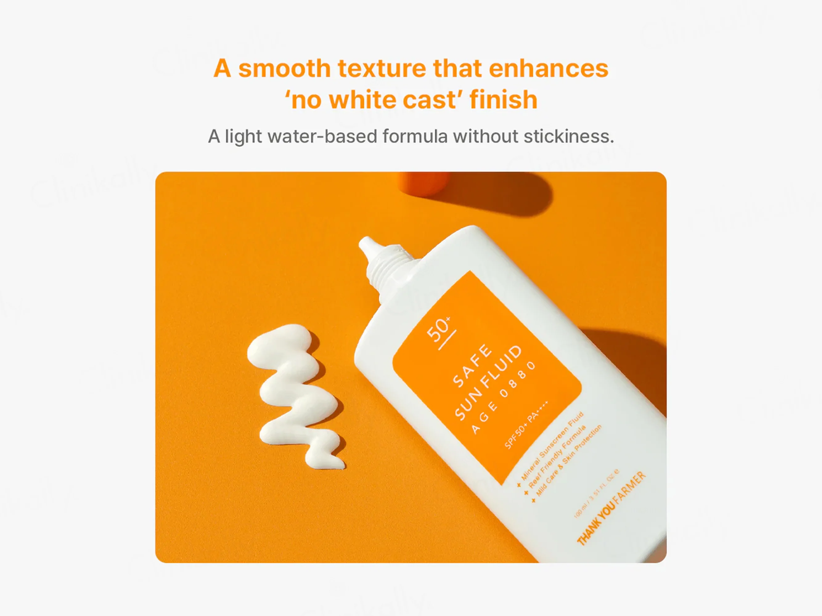 Thank You Farmer Safe Sun Fluid Age 0880 Sunscreen SPF 50+ PA++++ - Image 4