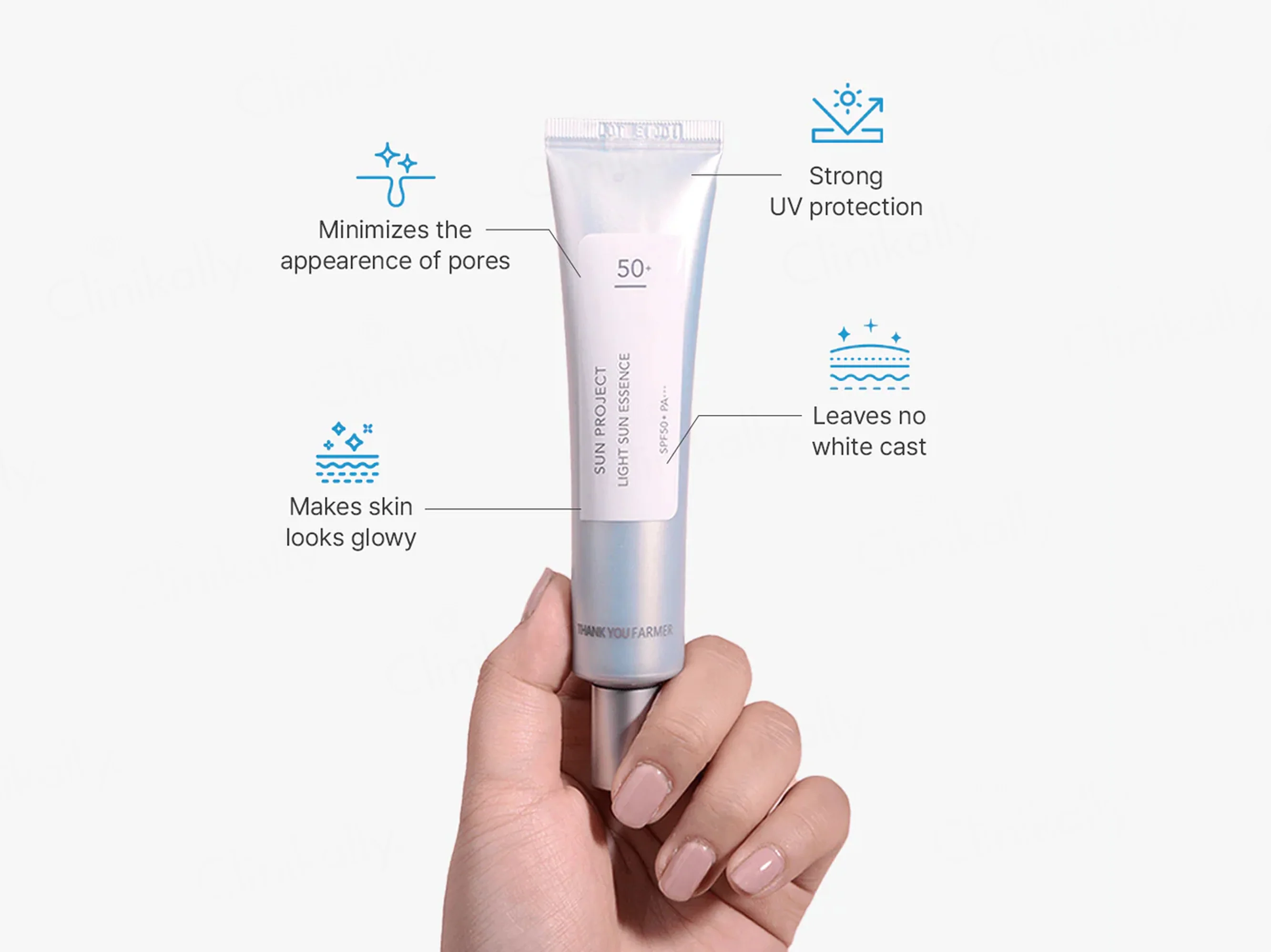 Thank You Farmer Sun Project Light Sun Essence Sunscreen SPF 50+ PA+++ - Image 3