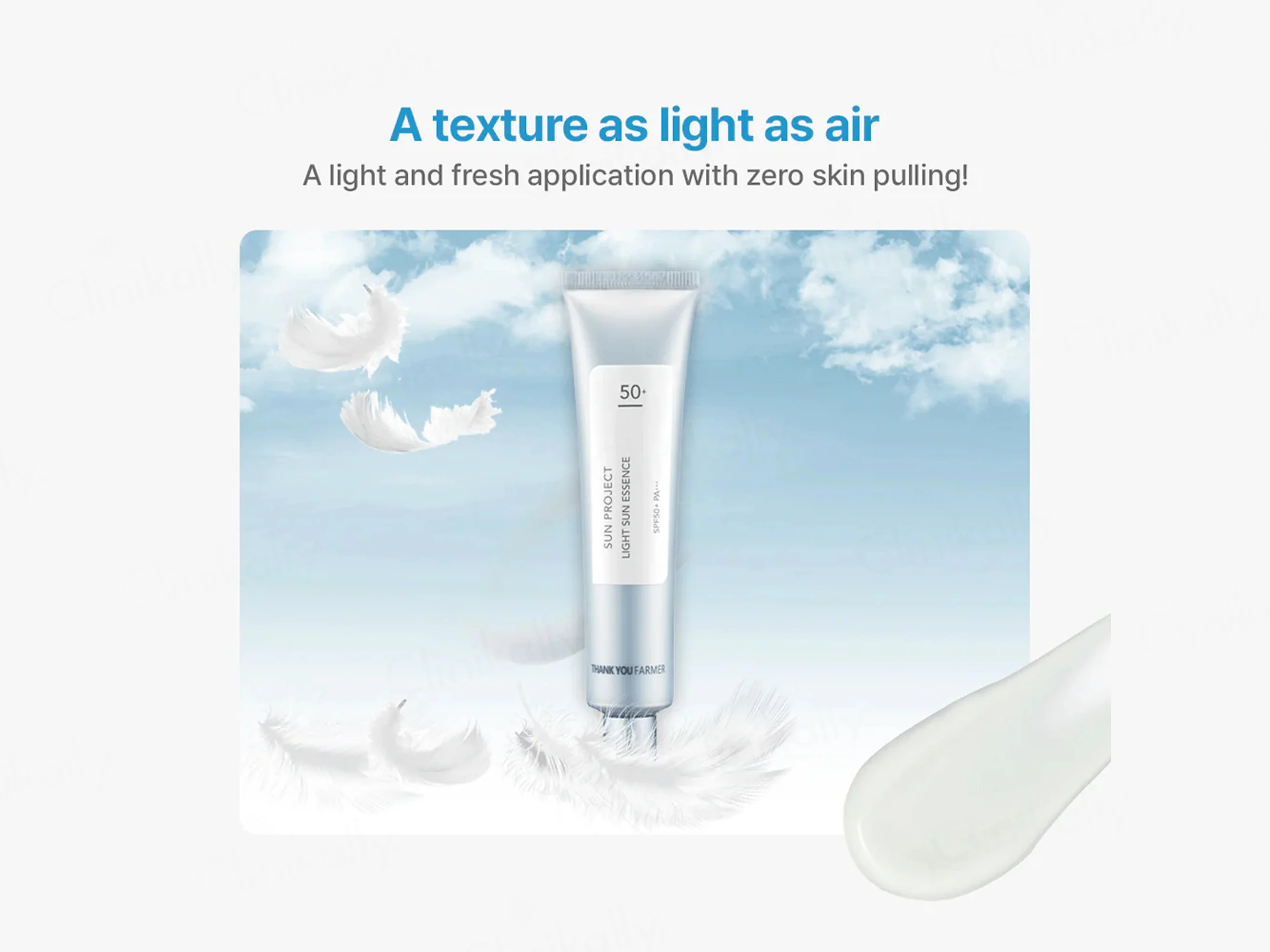 Thank You Farmer Sun Project Light Sun Essence Sunscreen SPF 50+ PA+++ - Image 4