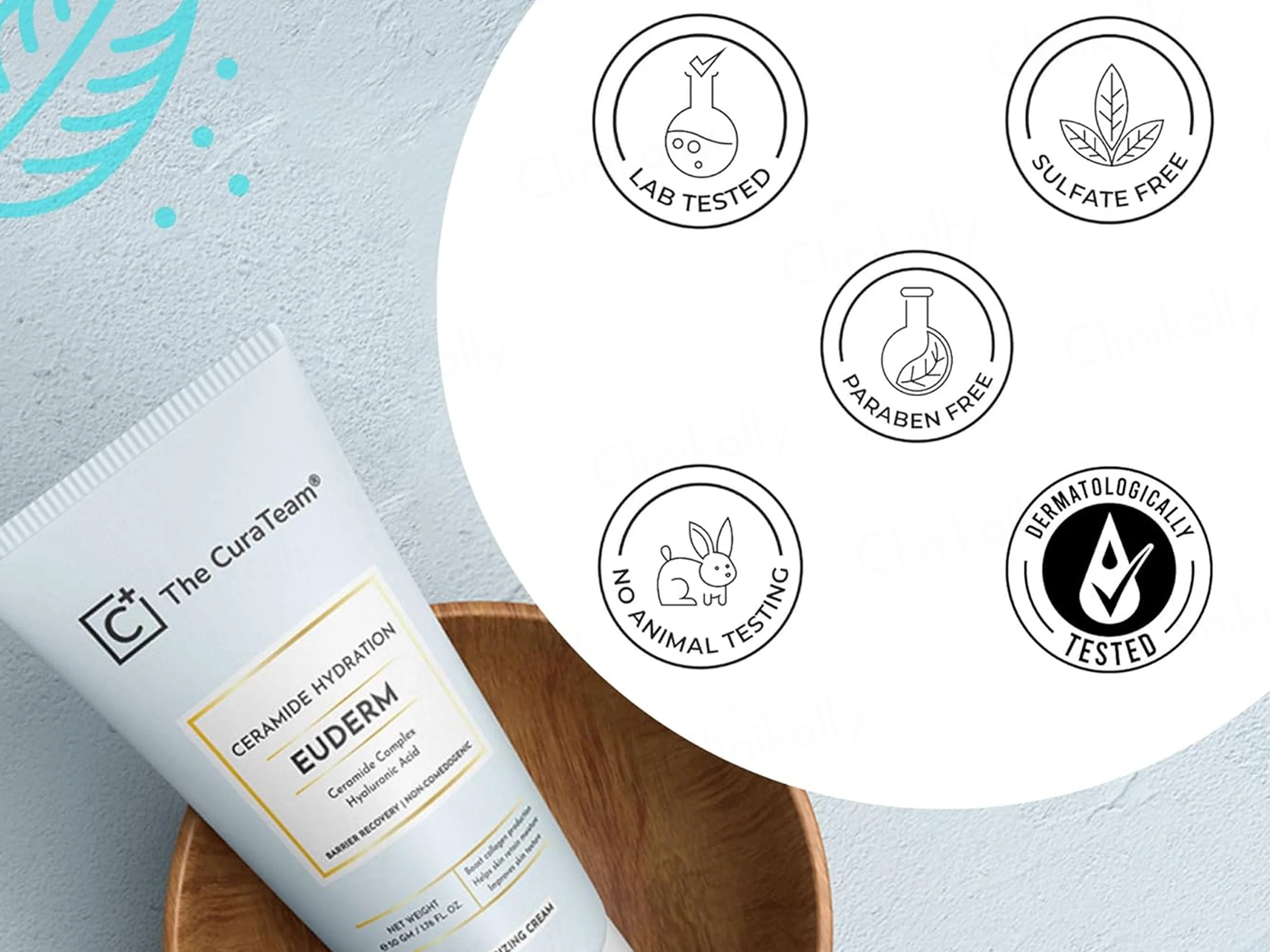 The CuraTeam Euderm Ceramide Hydration Moisturizing Cream - Image 5