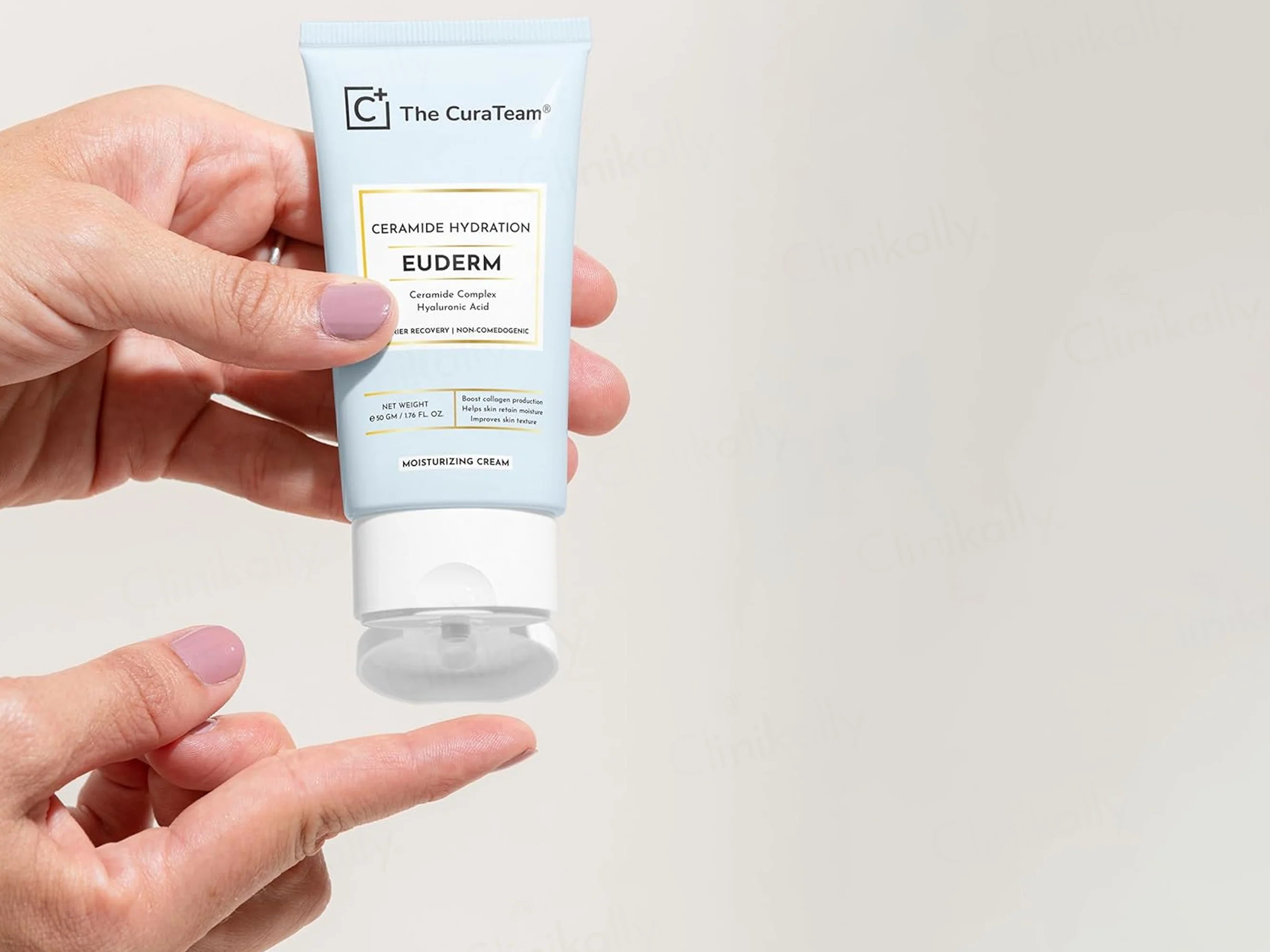 The CuraTeam Euderm Ceramide Hydration Moisturizing Cream - Image 6