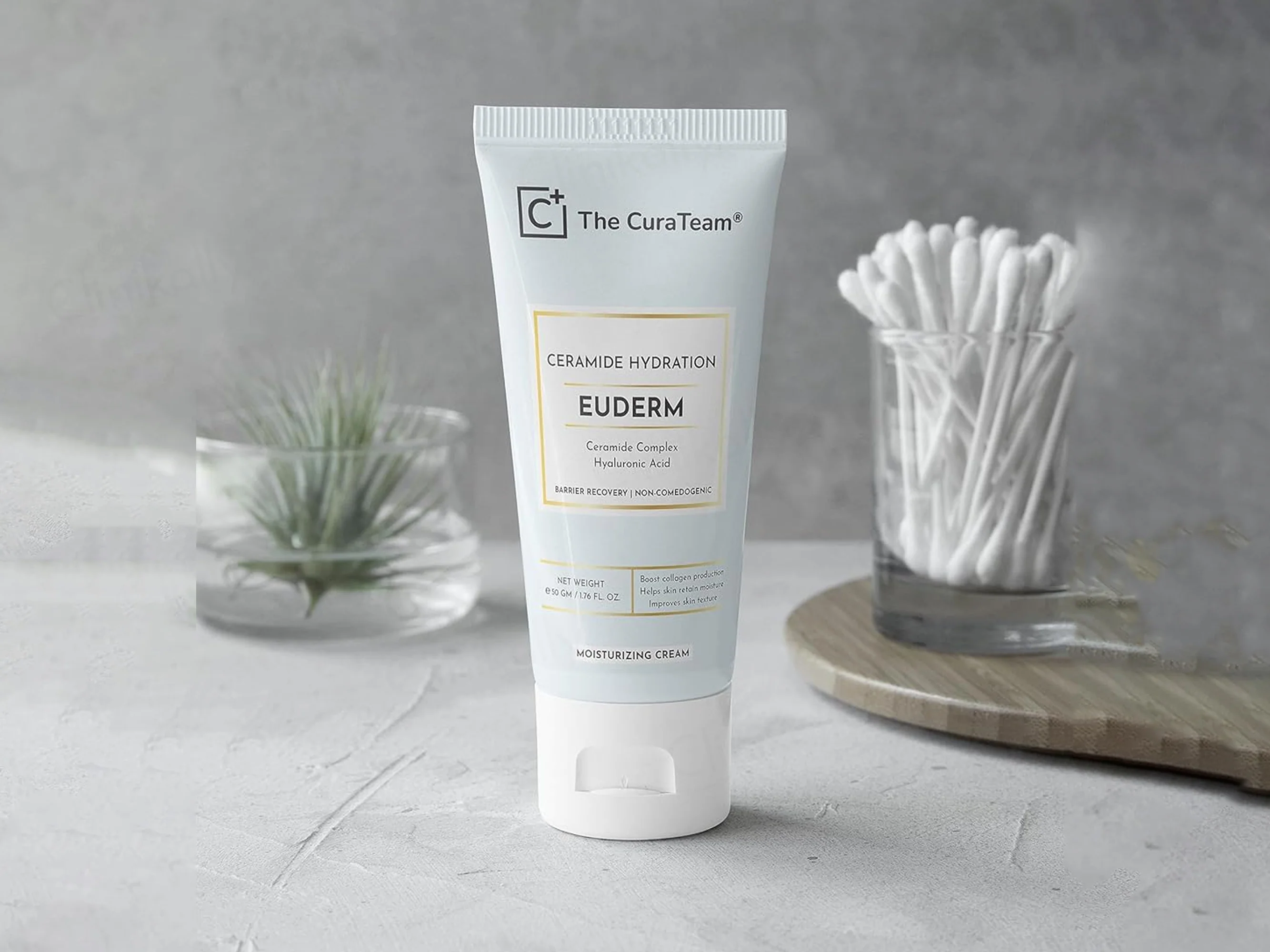 The CuraTeam Euderm Ceramide Hydration Moisturizing Cream - Image 7