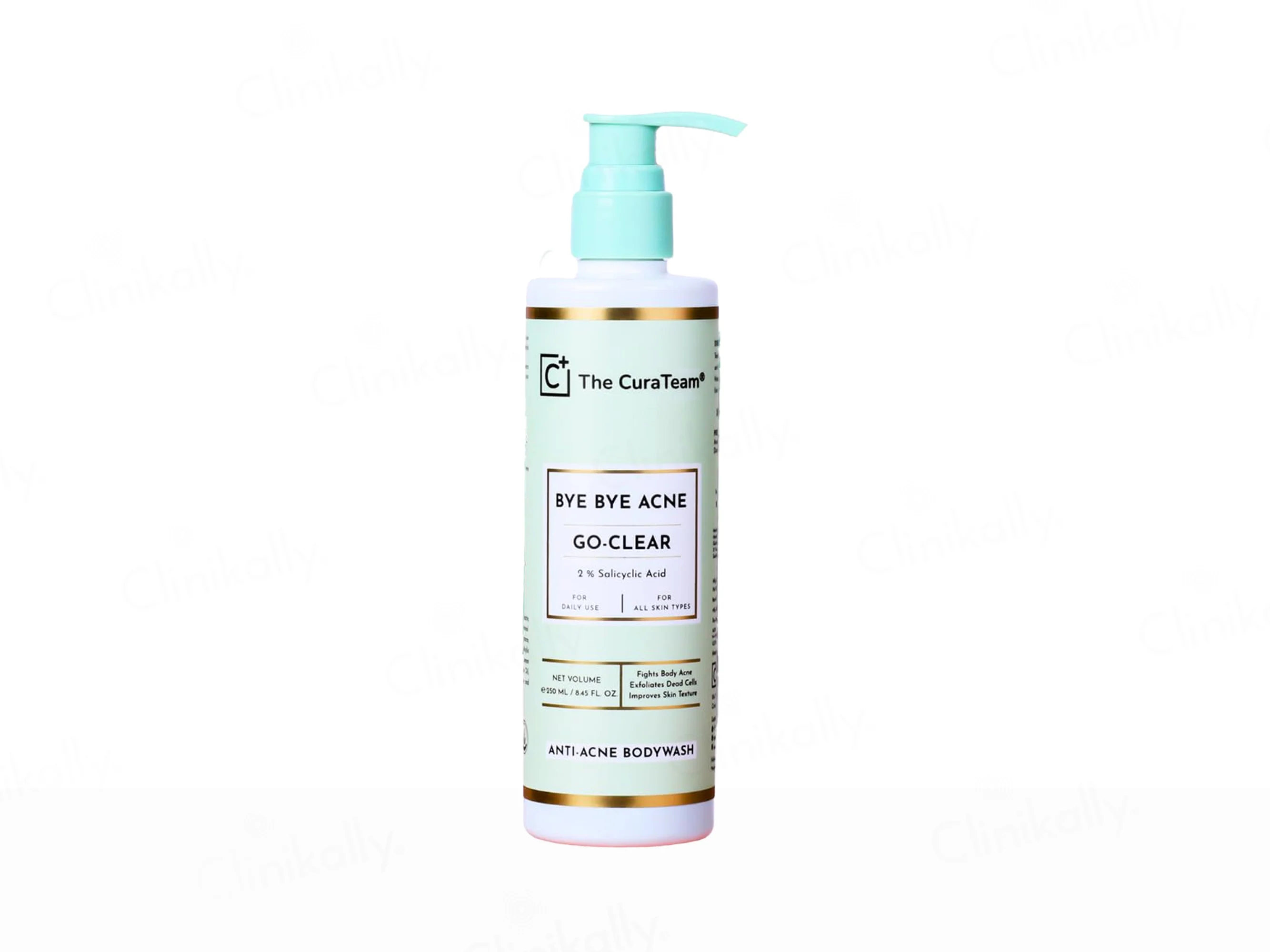 The CuraTeam Go-Clear Bye Bye Acne 2% Salicylic Acid Anti-Acne Bodywash