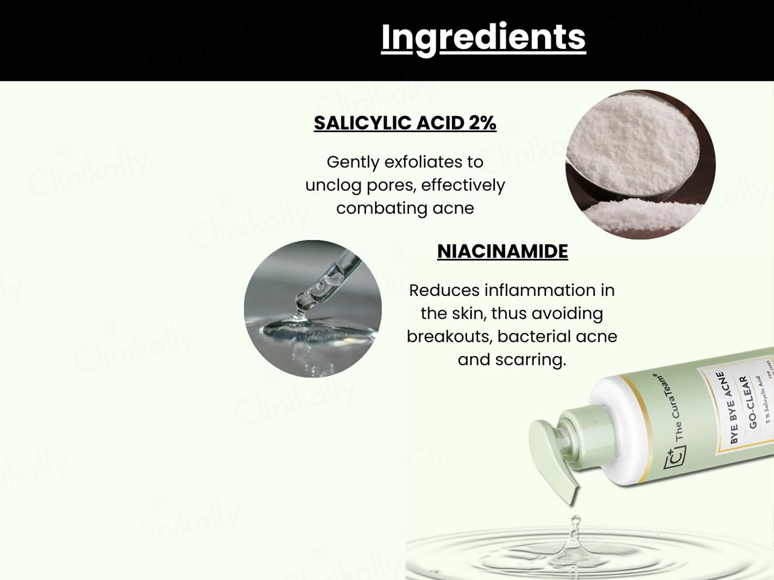 The CuraTeam Go-Clear Bye Bye Acne 2% Salicylic Acid Anti-Acne Bodywash - Image 5