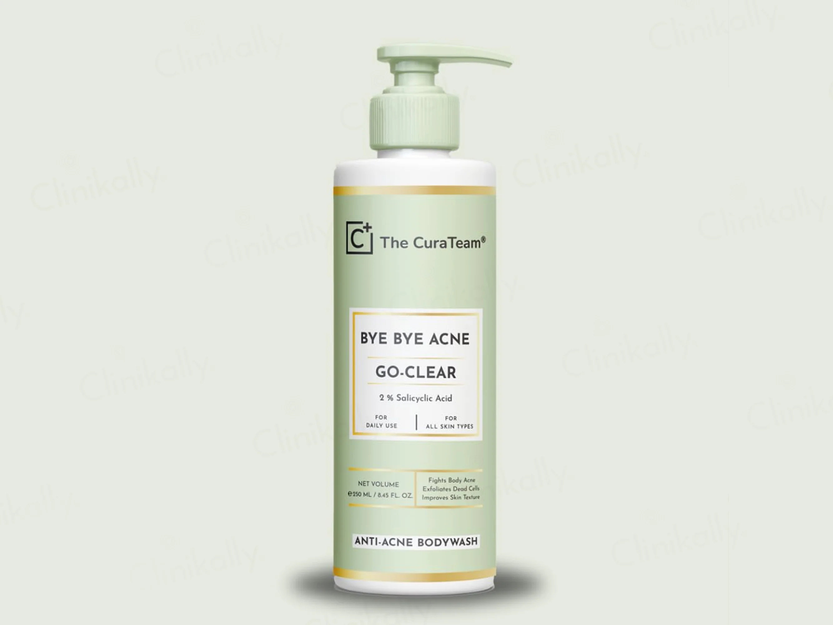 The CuraTeam Go-Clear Bye Bye Acne 2% Salicylic Acid Anti-Acne Bodywash - Image 8