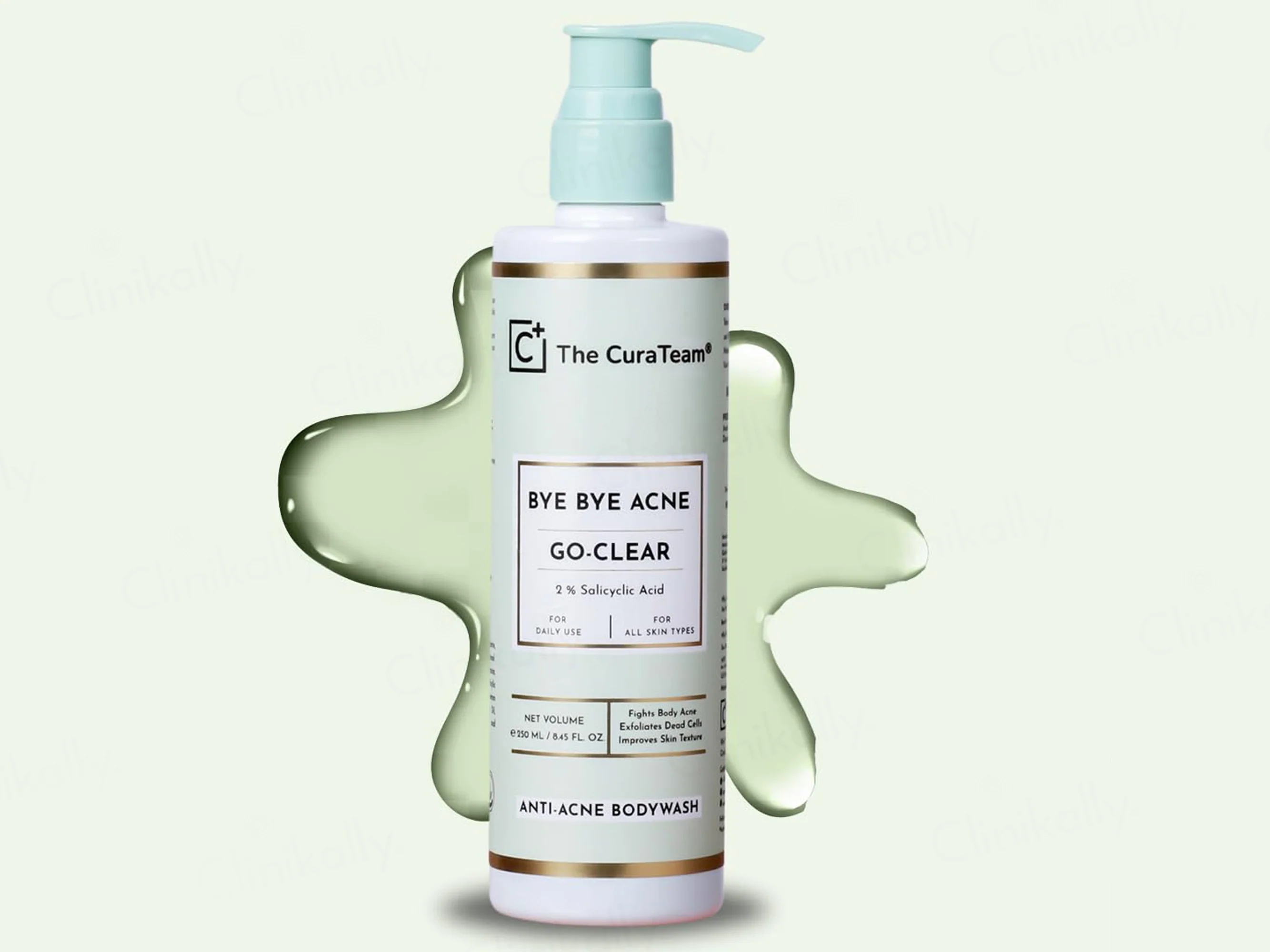 The CuraTeam Go-Clear Bye Bye Acne 2% Salicylic Acid Anti-Acne Bodywash - Image 9