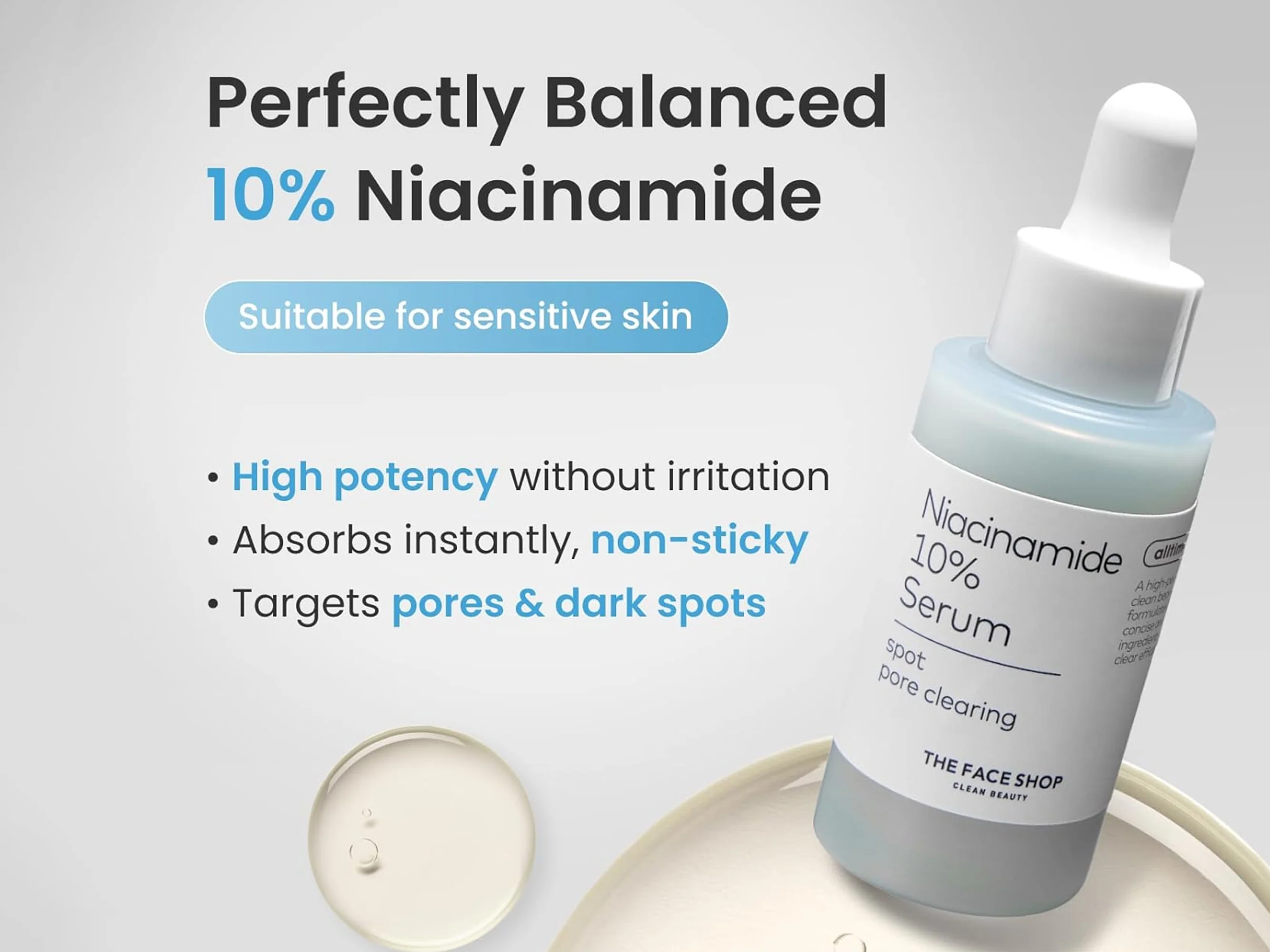 The Face Shop Alltimate Niacinamide 10% Face Serum - Image 3
