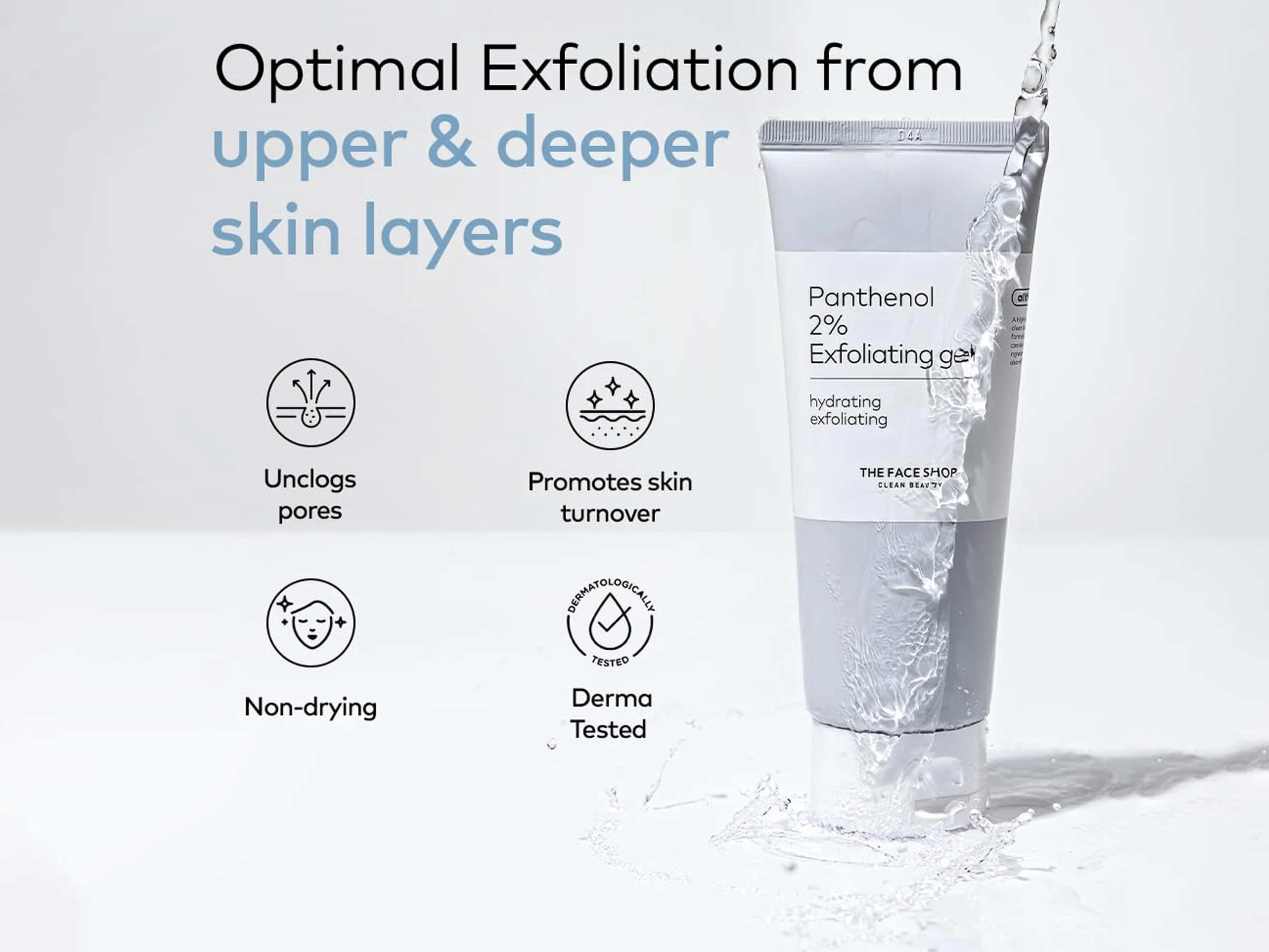 The Face Shop Alltimate Panthenol 2% Hydrating & Exfoliating Gel - Image 3