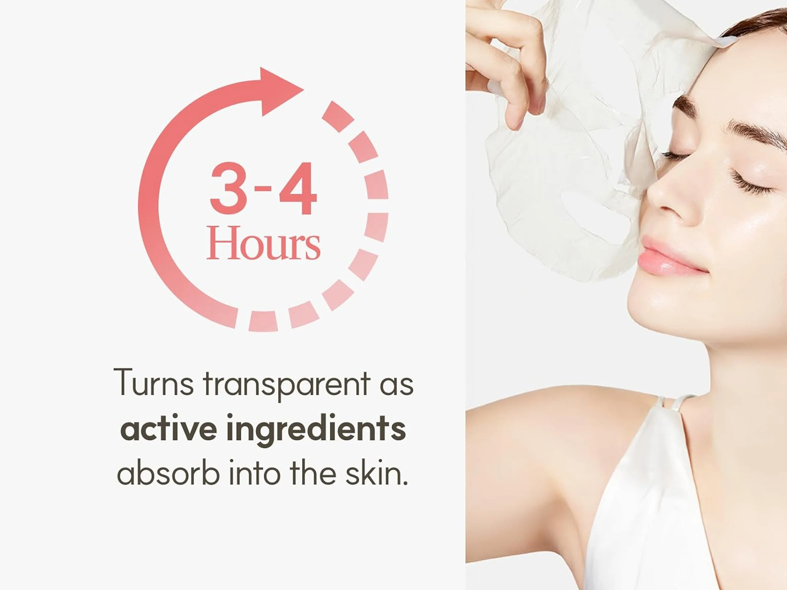 The Face Shop At Home Aesthetics Original Vegan Collagen Face Sheet Mask - Image 4