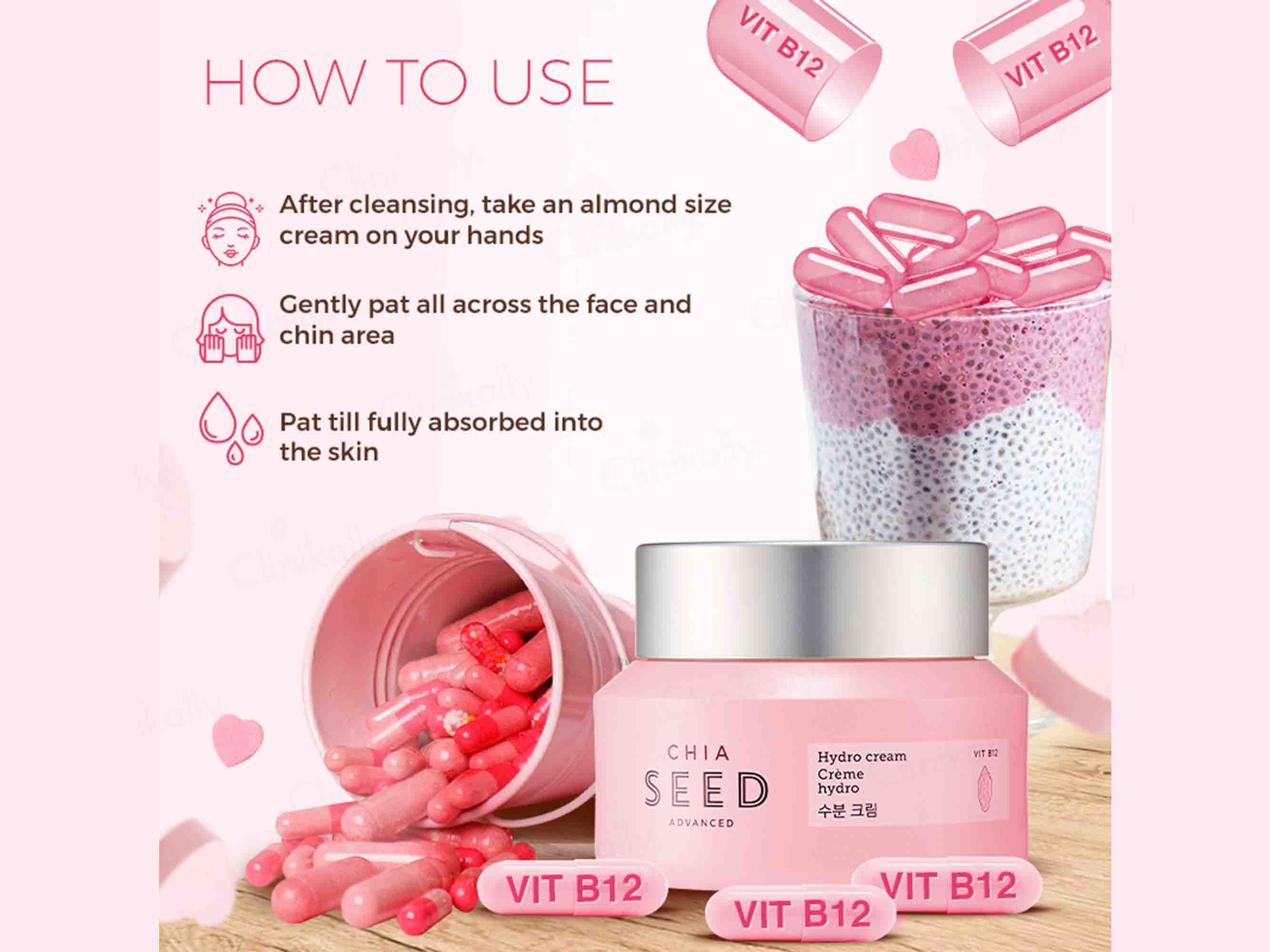The Face Shop Chia Seed Advanced Hydro Cream - Image 6