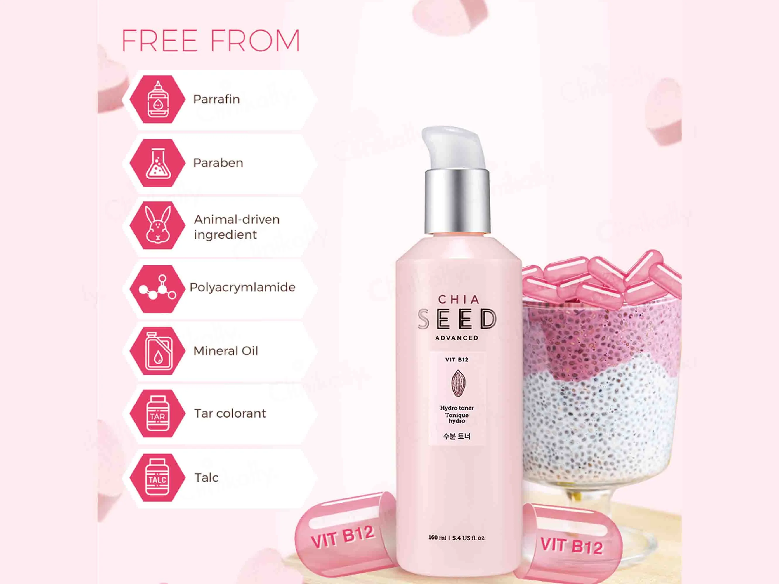 The Face Shop Chia Seed Advanced Hydro Toner - Image 8