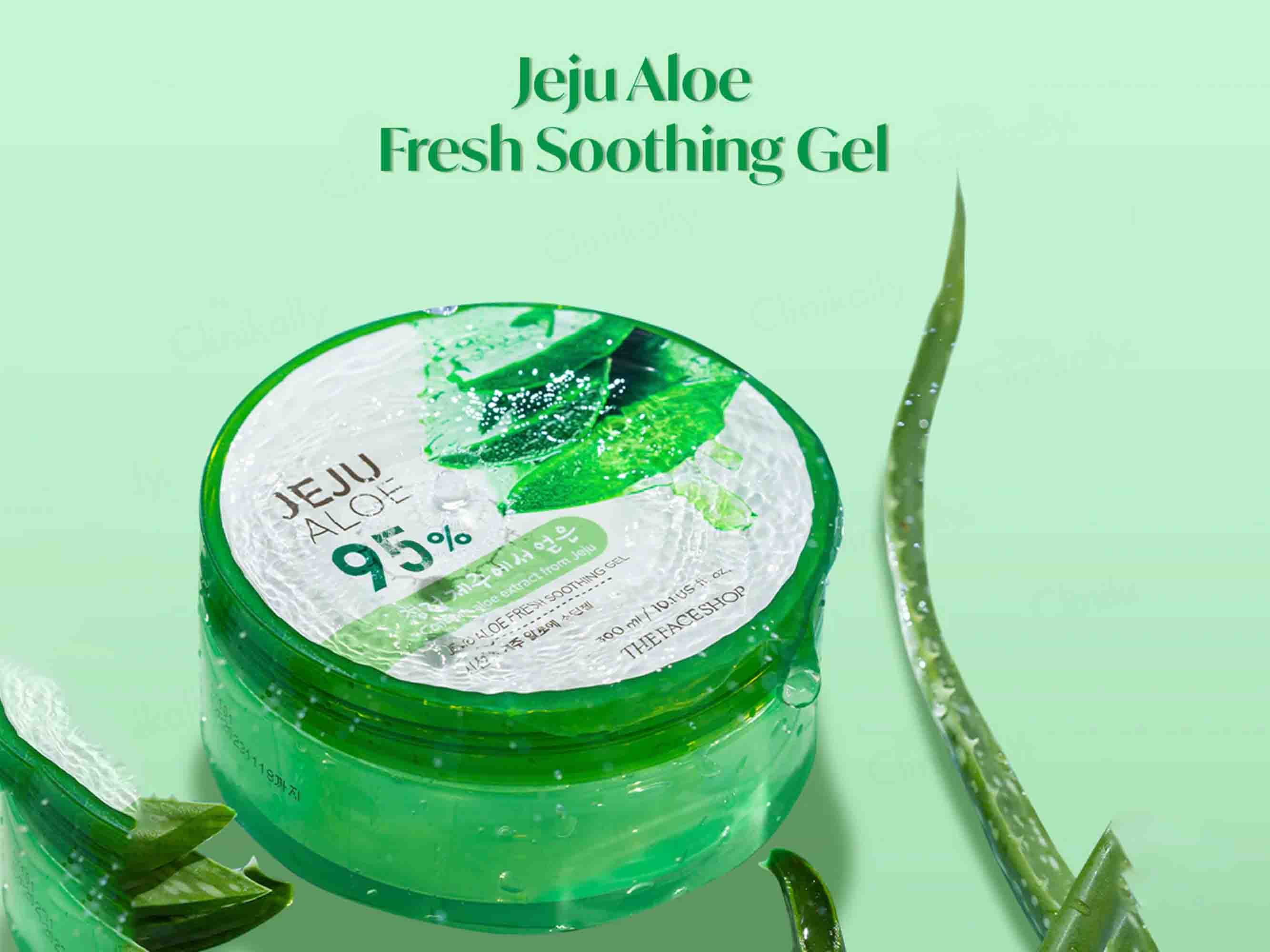 The Face Shop Jeju Aloe Fresh Soothing Gel - Image 2