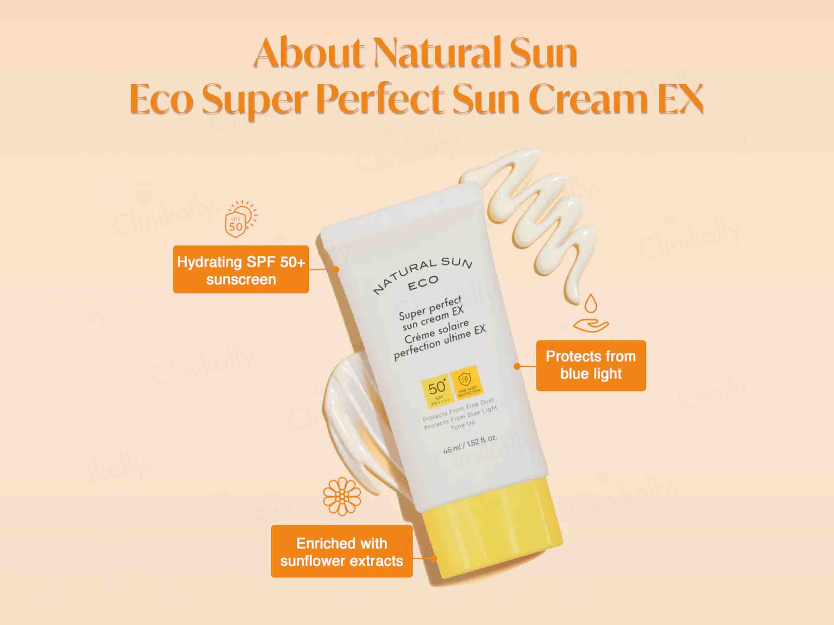 The Face Shop Natural Sun Eco Super Perfect Sun Cream EX - Image 3