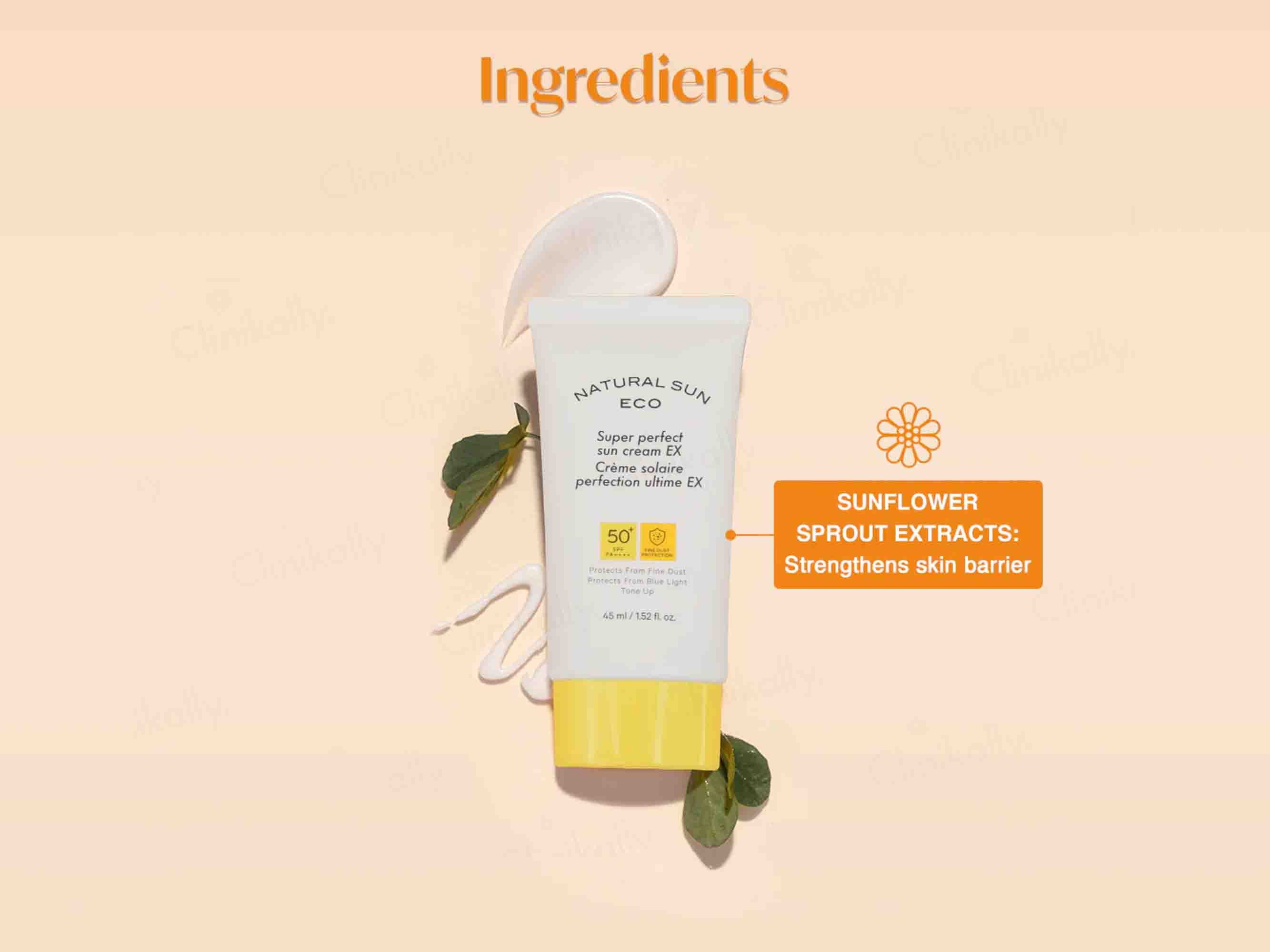 The Face Shop Natural Sun Eco Super Perfect Sun Cream EX - Image 4