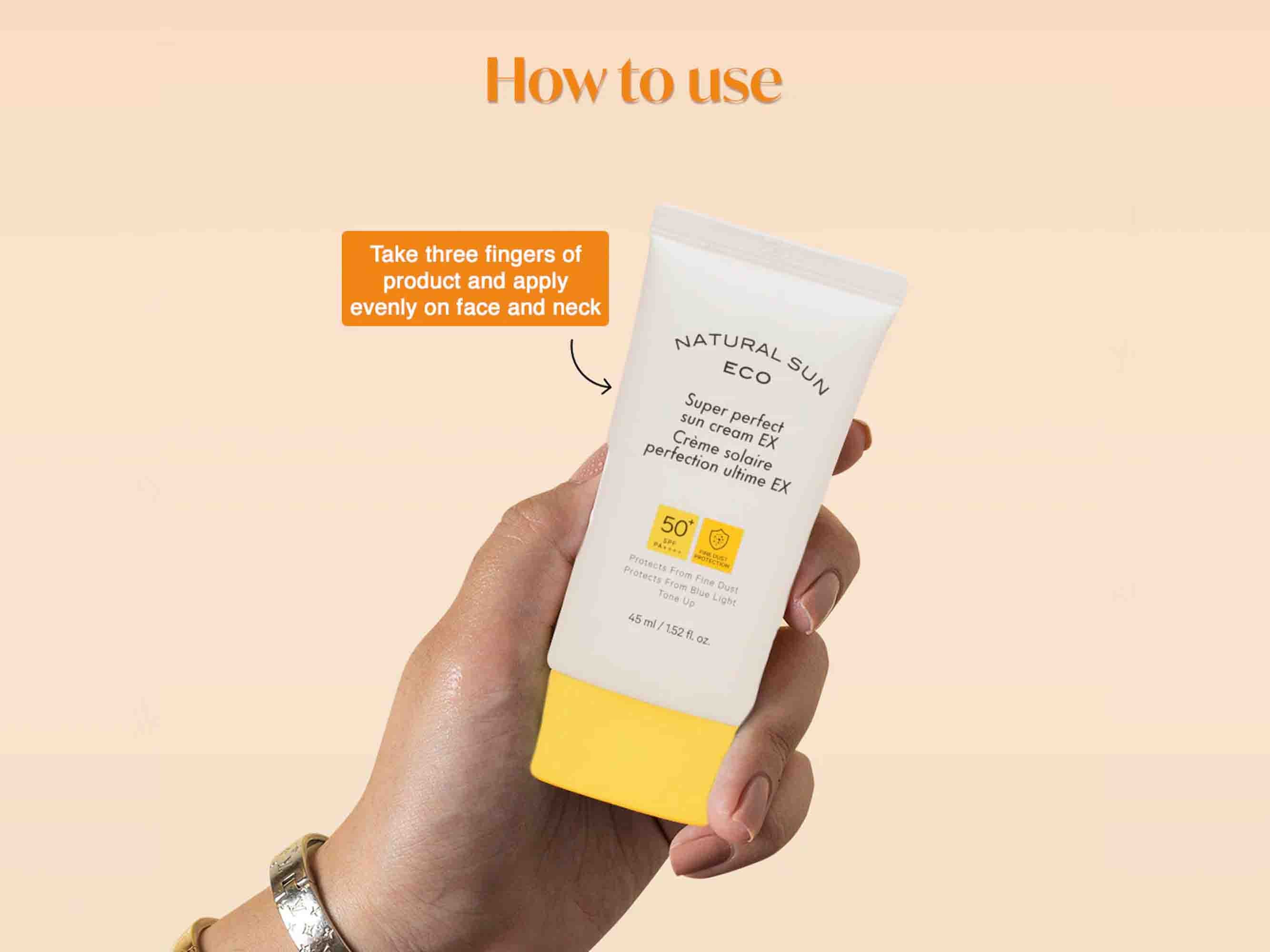 The Face Shop Natural Sun Eco Super Perfect Sun Cream EX - Image 7