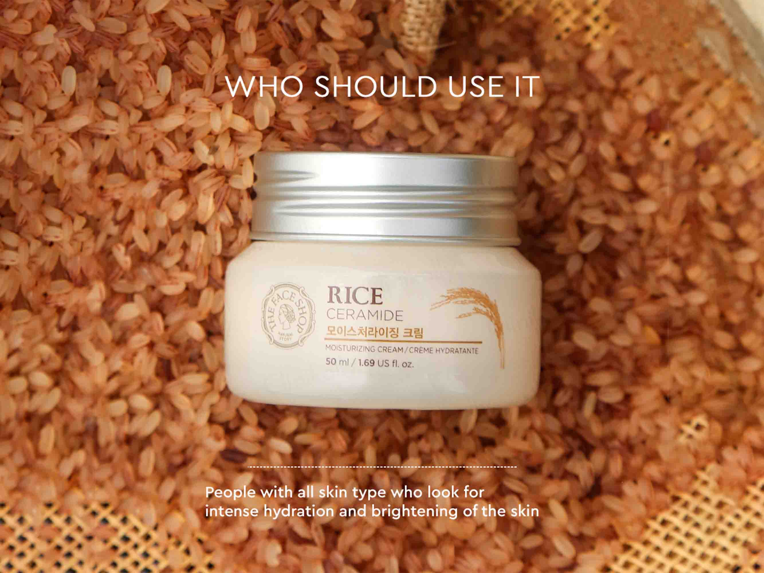 The Face Shop Rice & Ceramide Moisturizing Cream - Image 5