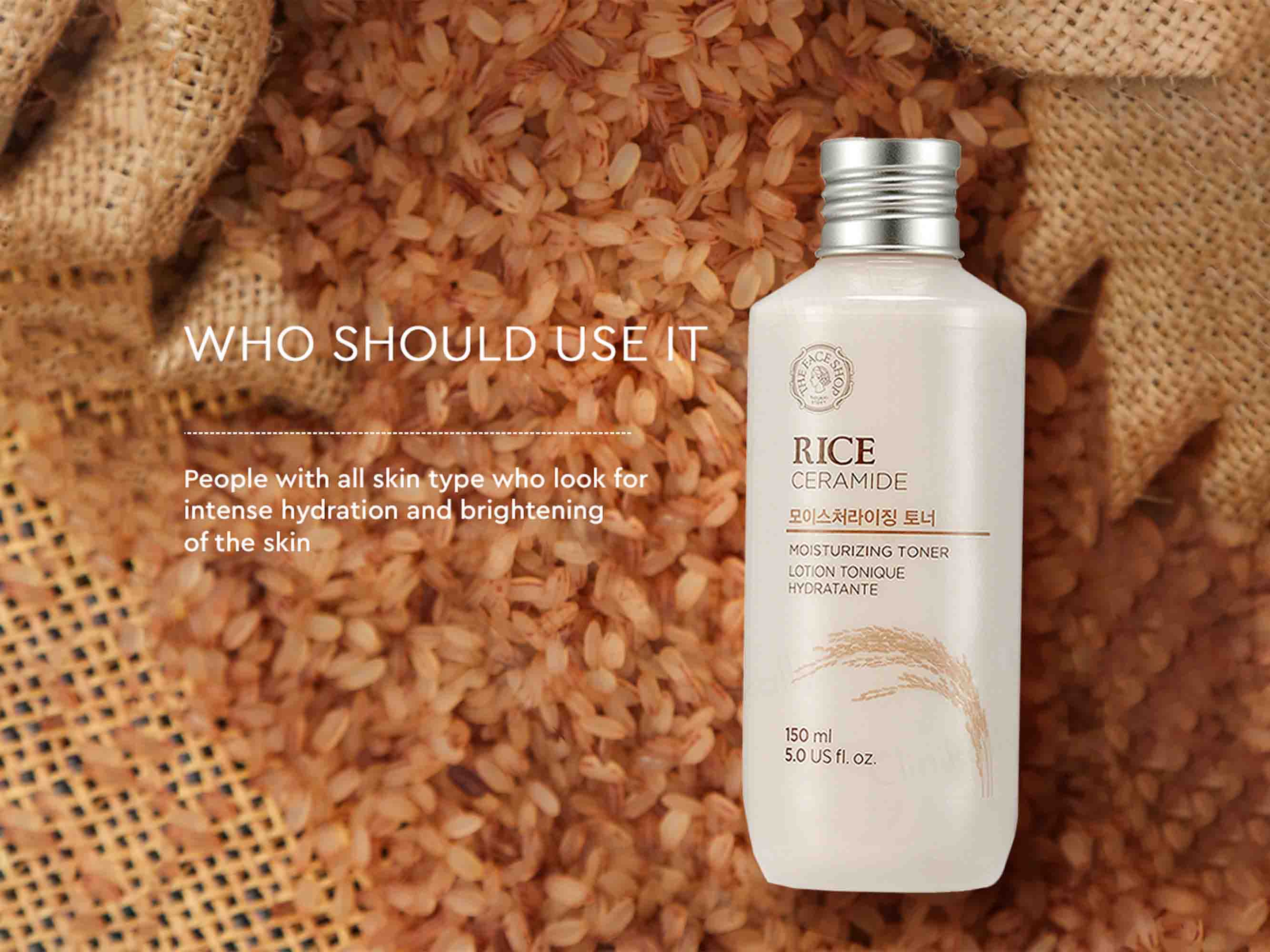 The Face Shop Rice & Ceramide Moisturizing Toner - Image 5