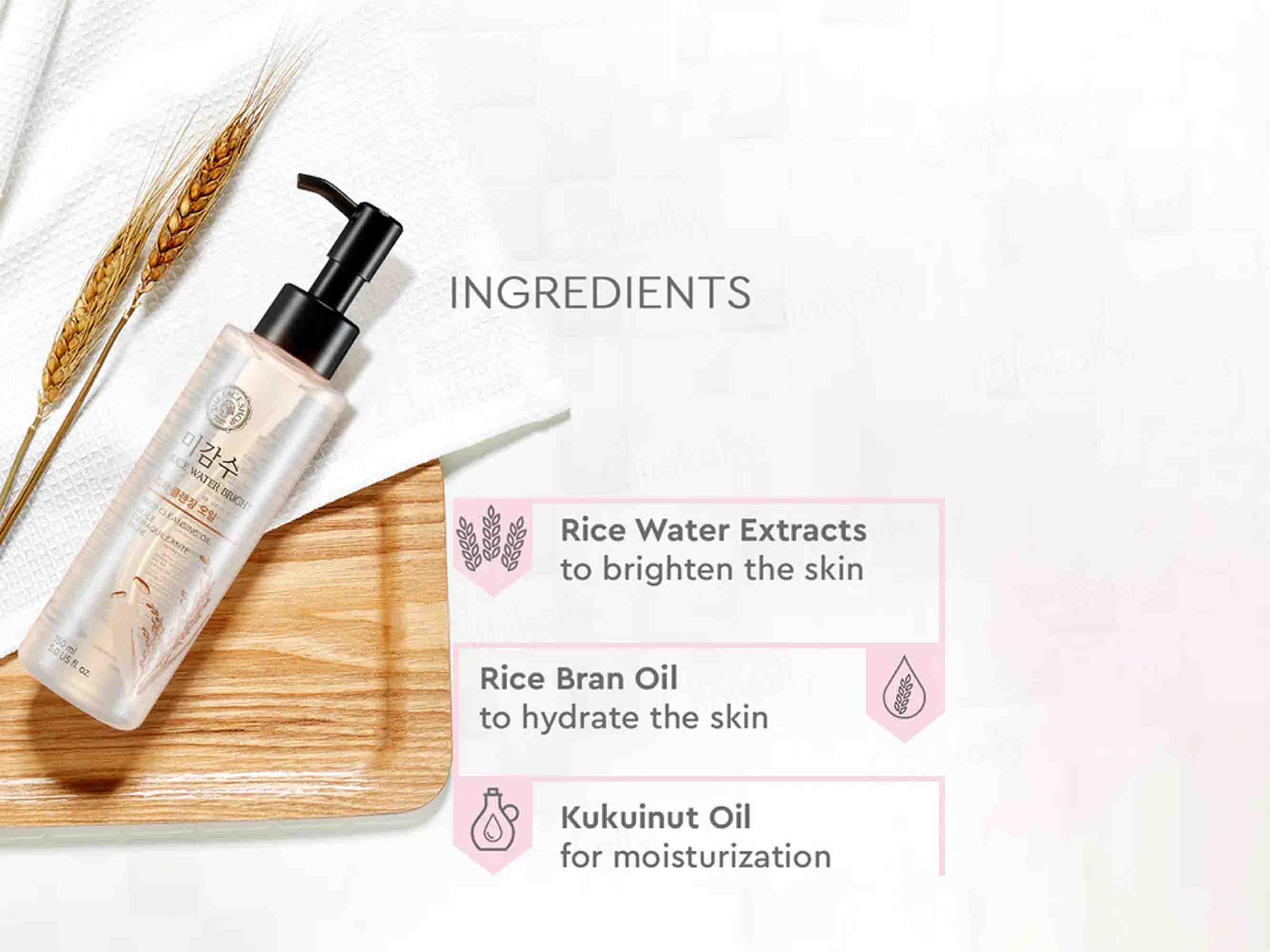 The Face Shop Rice Water Bright Rich Cleansing Oil - Image 3
