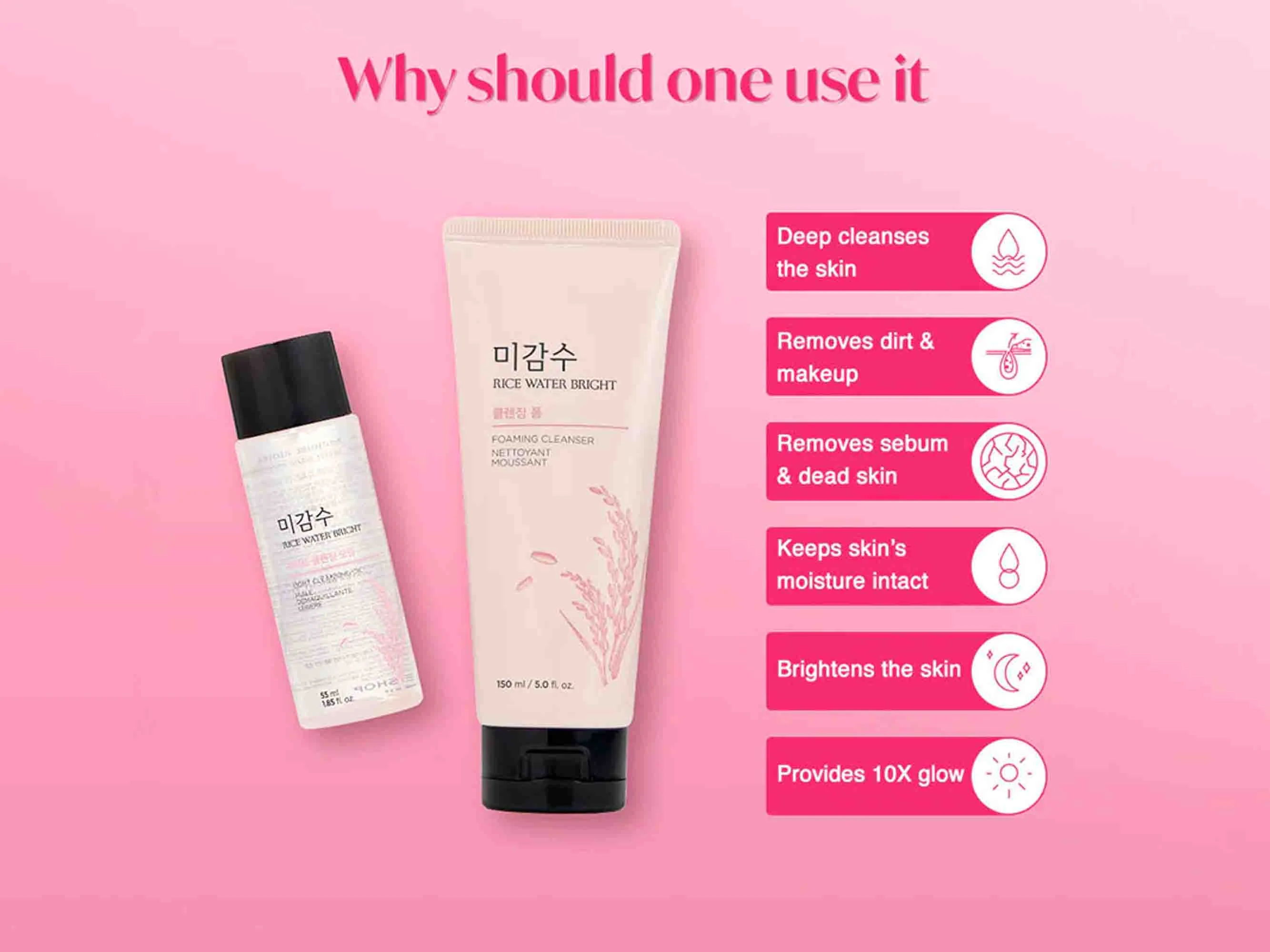 The Face Shop Rice Water Bright Trial Kit - Image 4