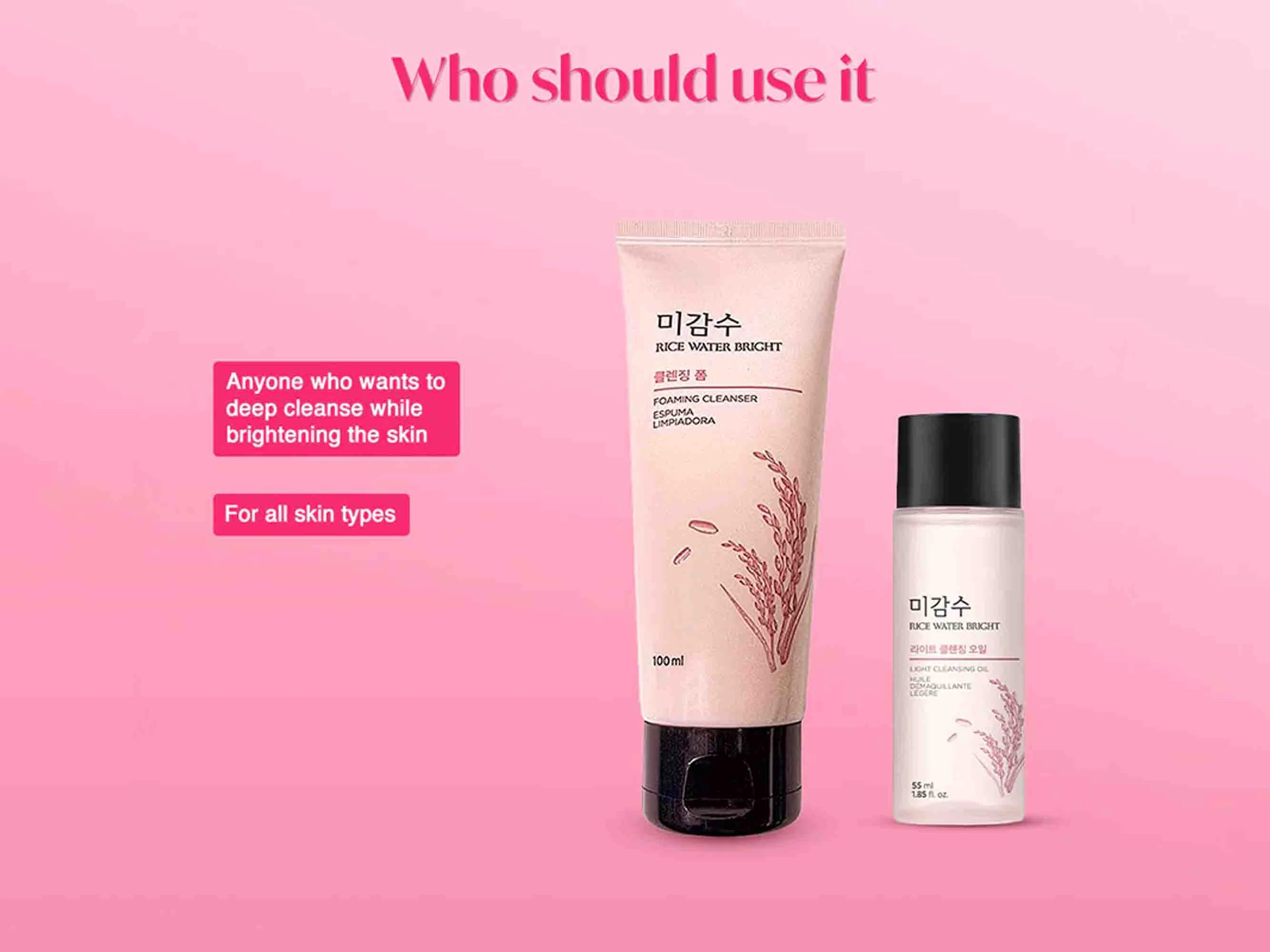 The Face Shop Rice Water Bright Trial Kit - Image 5