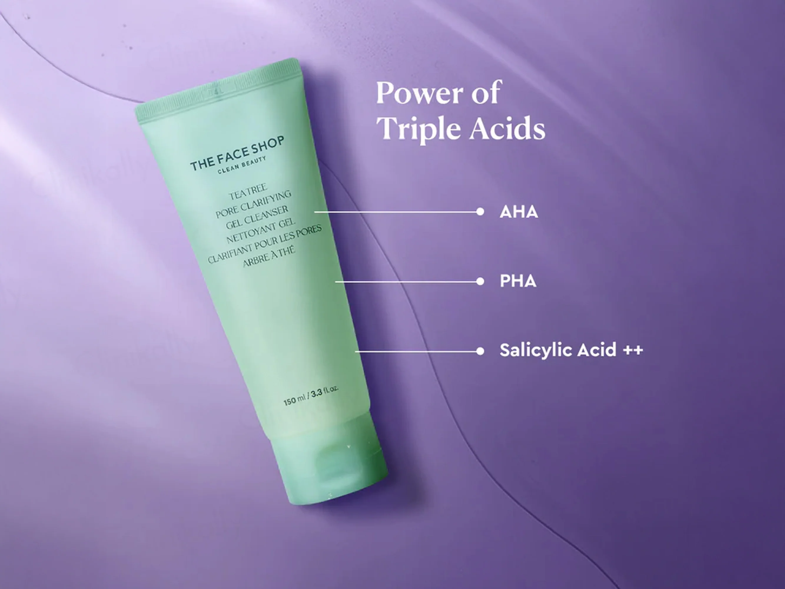 The Face Shop Tea Tree Pore Clarifying Gel Cleanser - Image 5