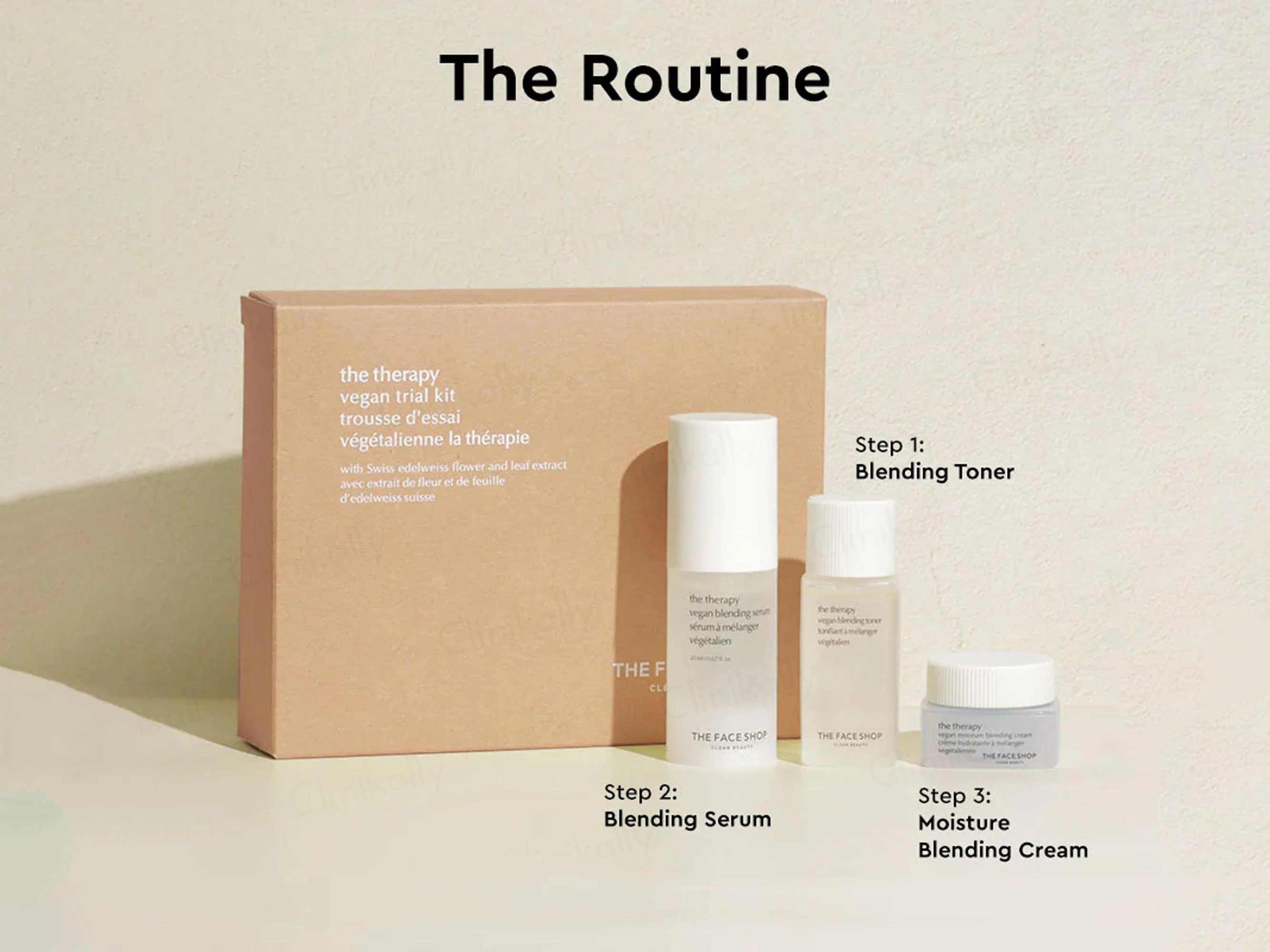 The Face Shop The Therapy Vegan Trial Kit - Image 3