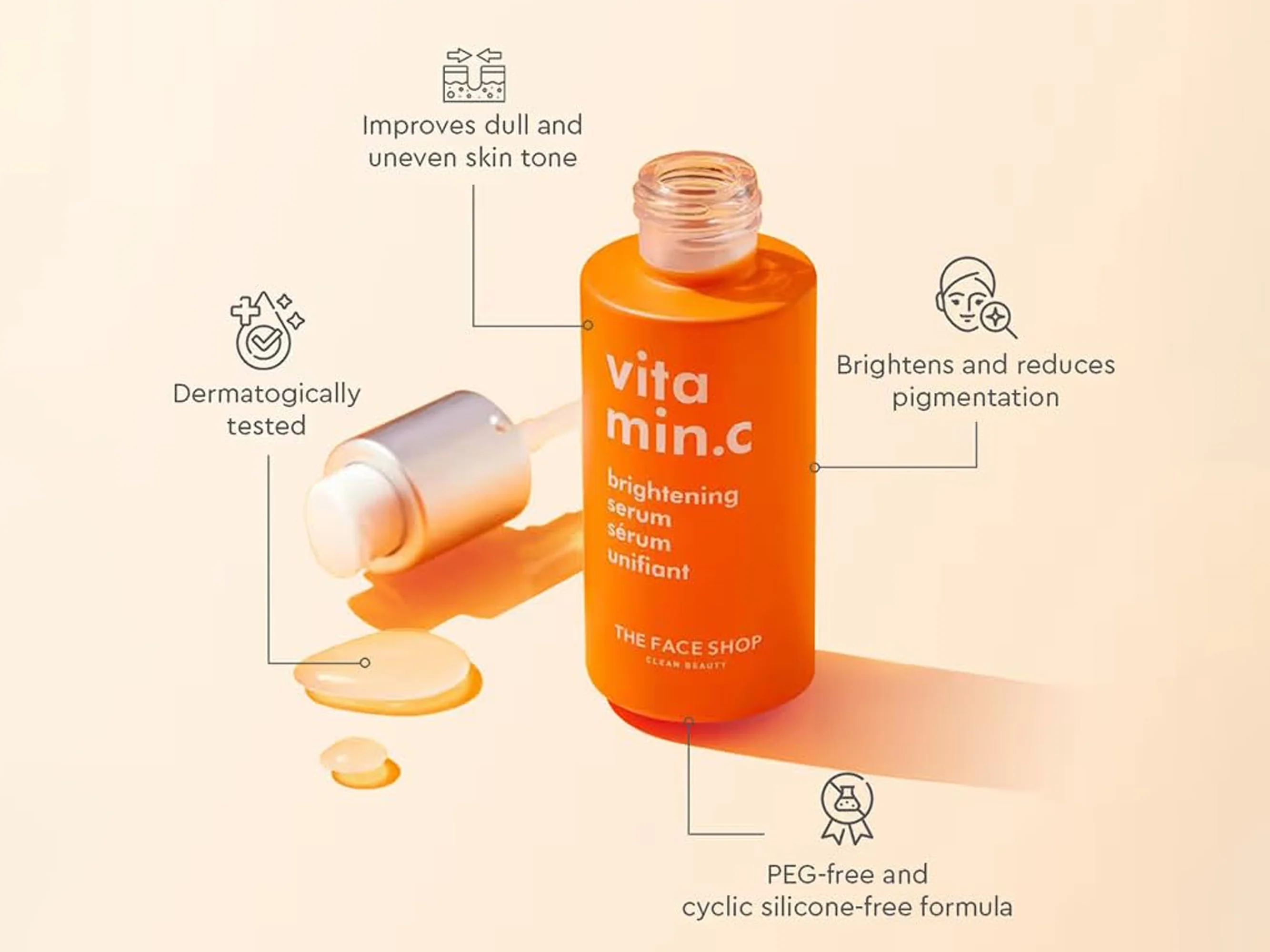 The Face Shop Vitamin C Brightening Face Serum - Image 6