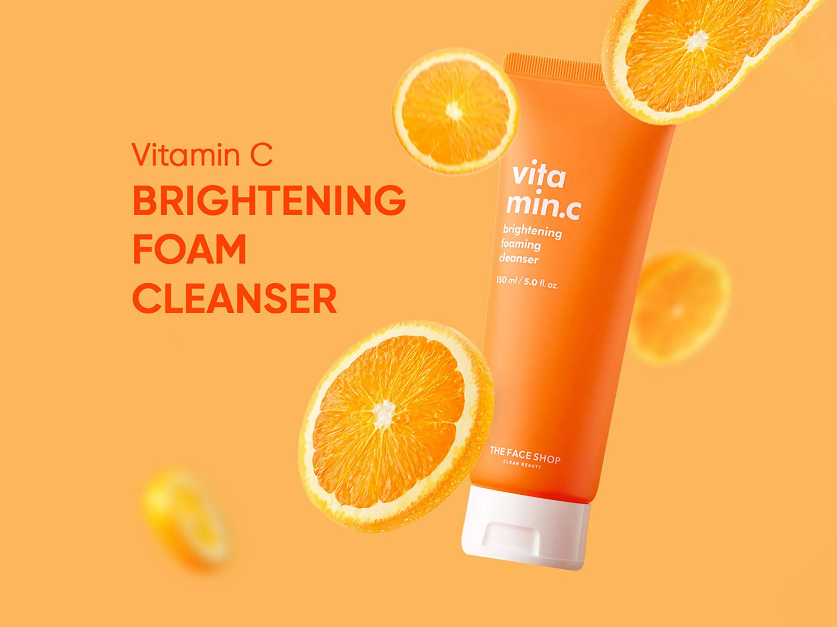 The Face Shop Vitamin C Brightening Foaming Cleanser - Image 2