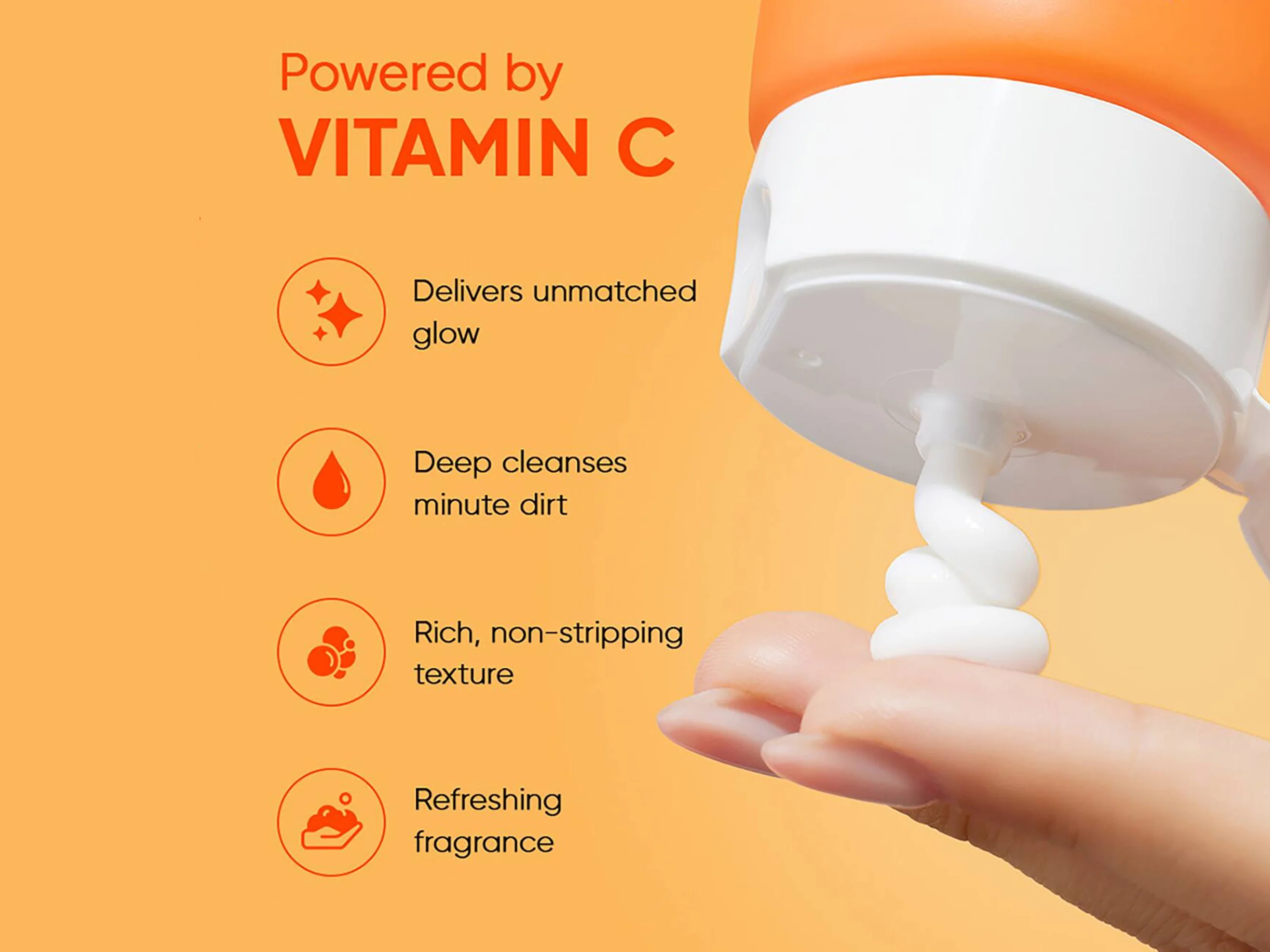 The Face Shop Vitamin C Brightening Foaming Cleanser - Image 3
