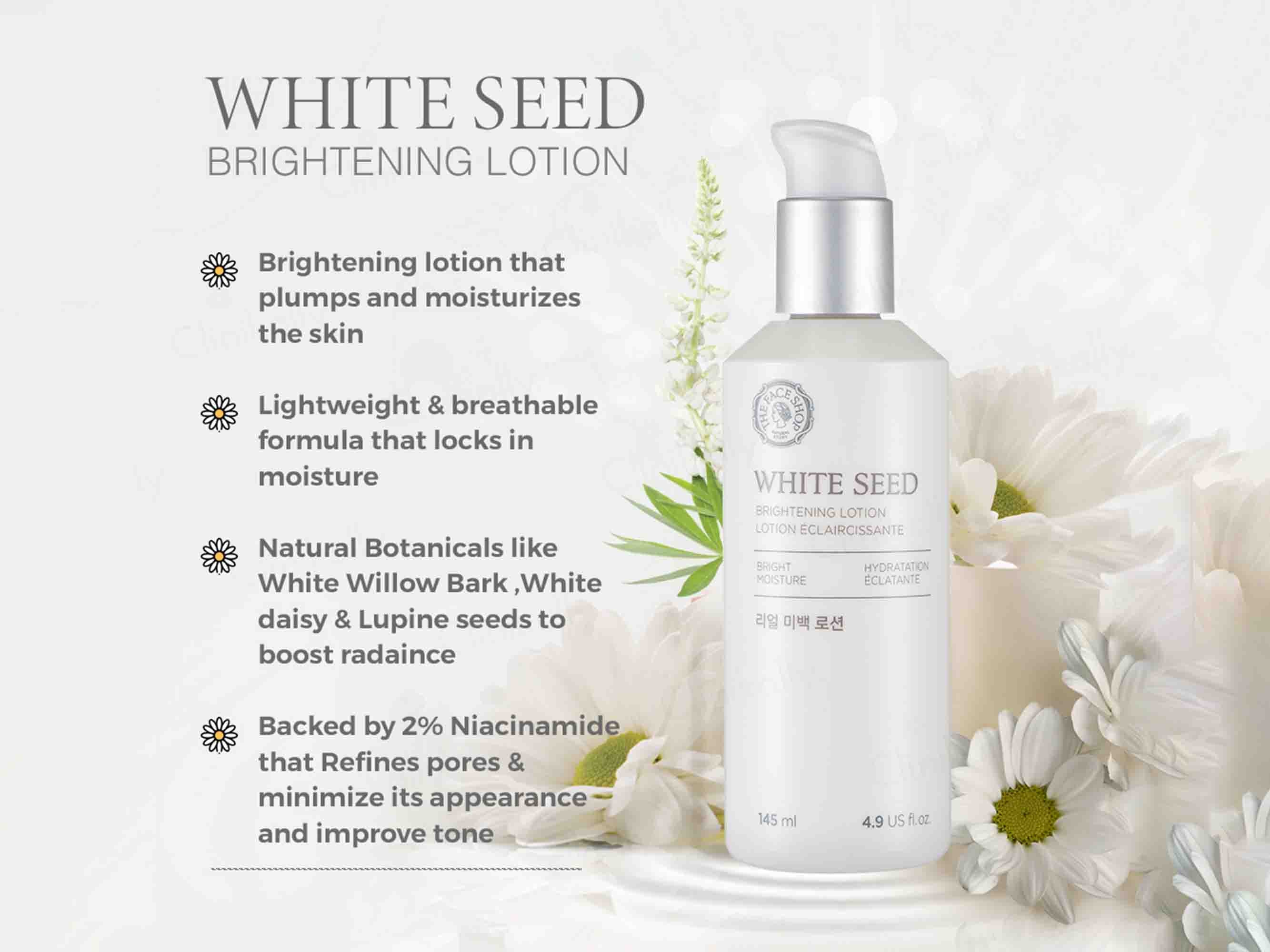 The Face Shop White Seed Brightening Lotion - Image 2