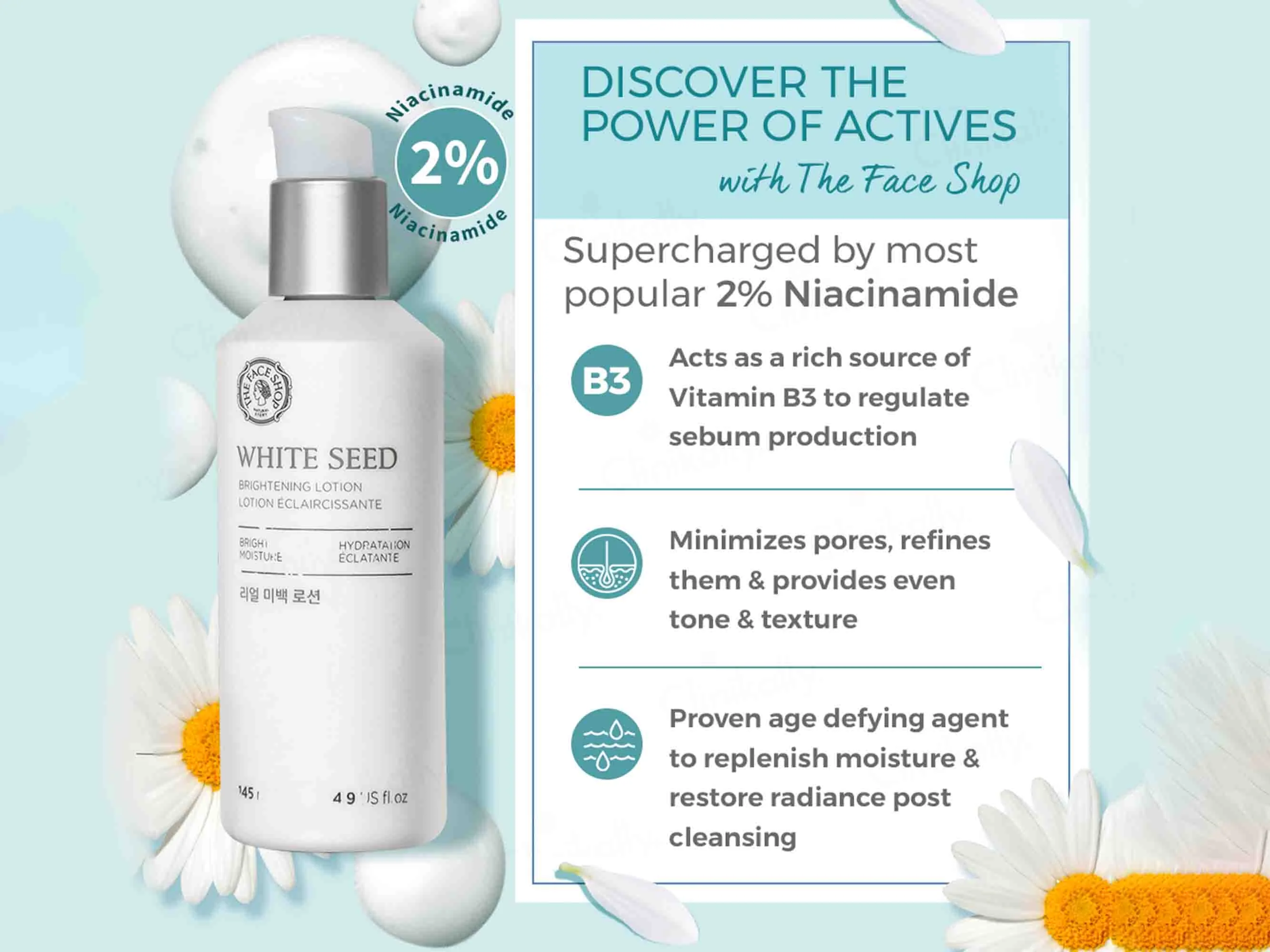 The Face Shop White Seed Brightening Lotion - Image 3
