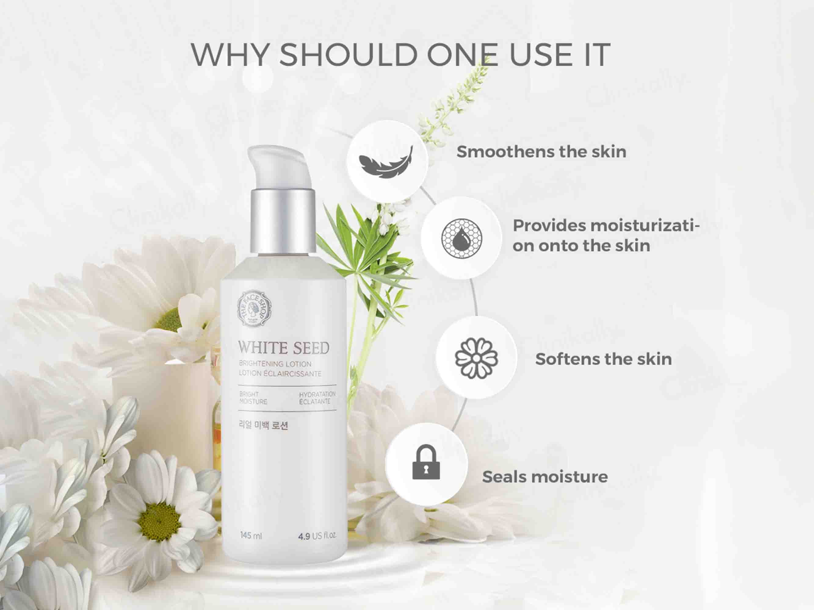 The Face Shop White Seed Brightening Lotion - Image 5