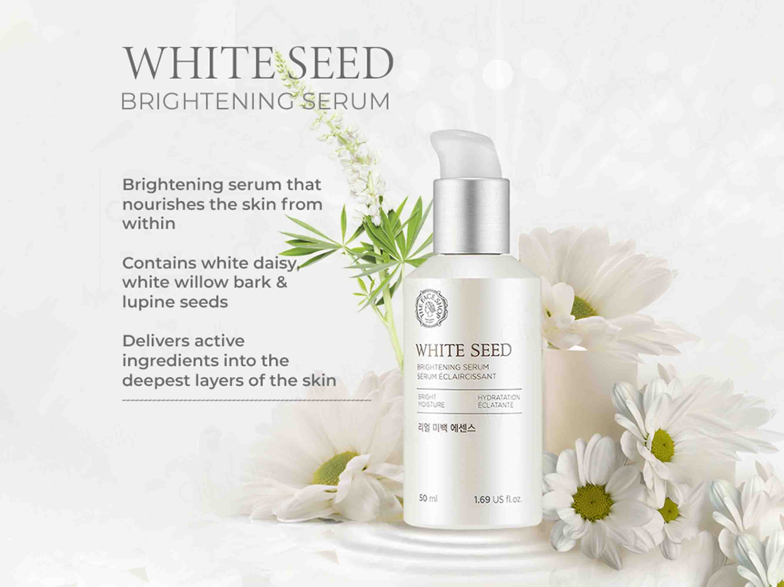 The Face Shop White Seed Brightening Serum - Image 2