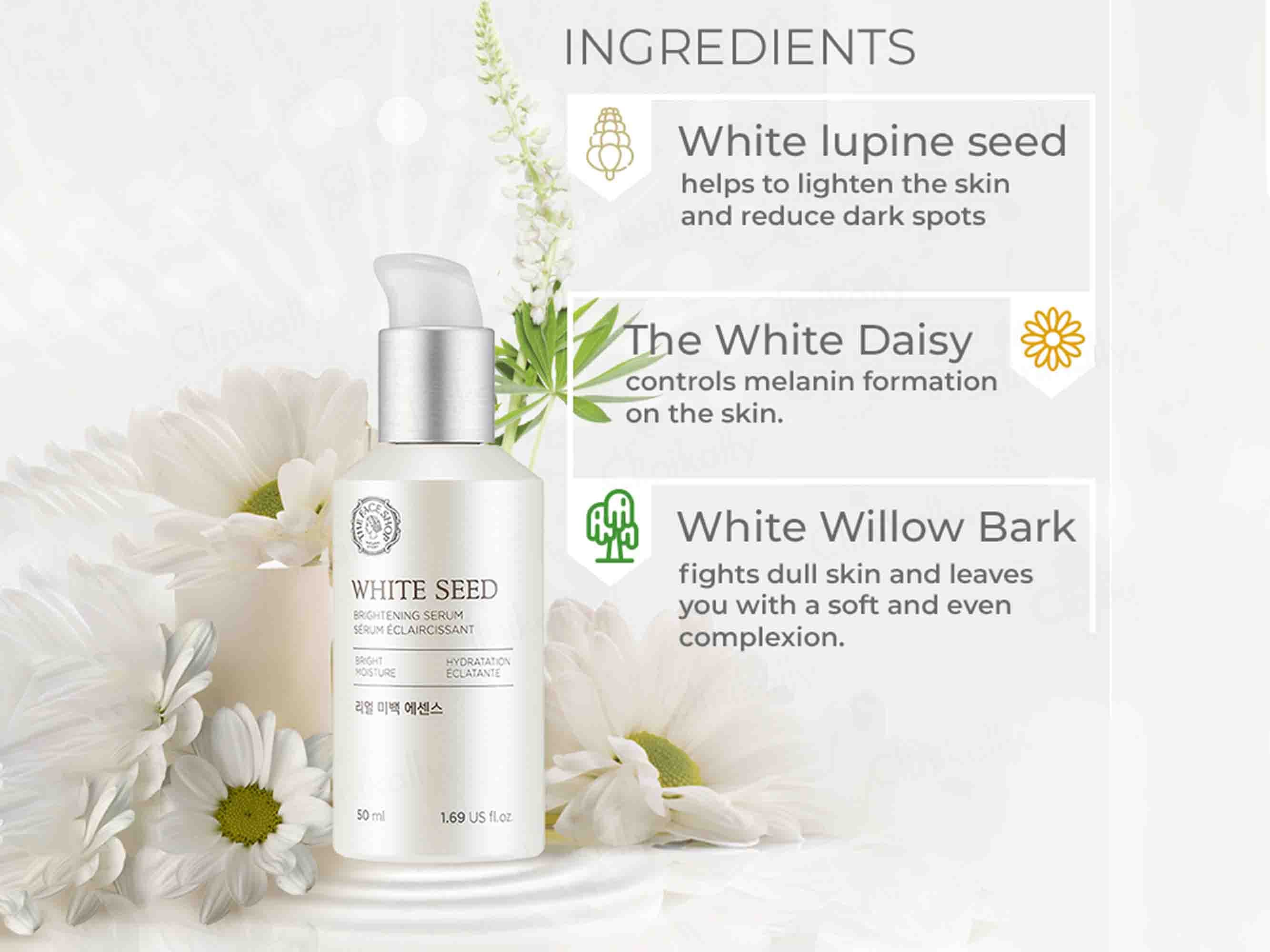 The Face Shop White Seed Brightening Serum - Image 4