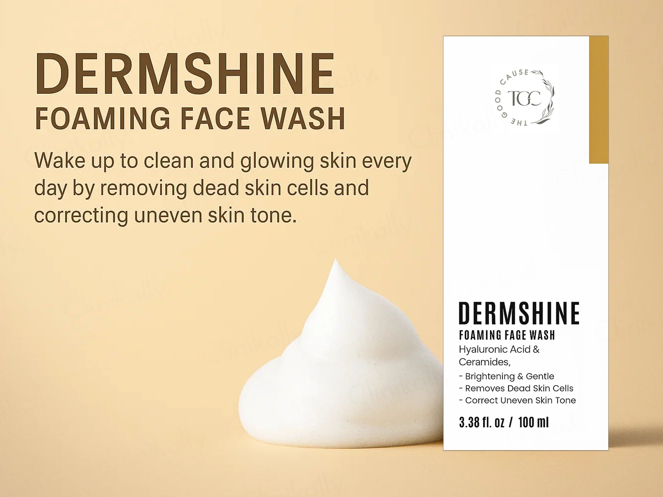 The Good Cause Dermshine Foaming Face Wash - Image 3