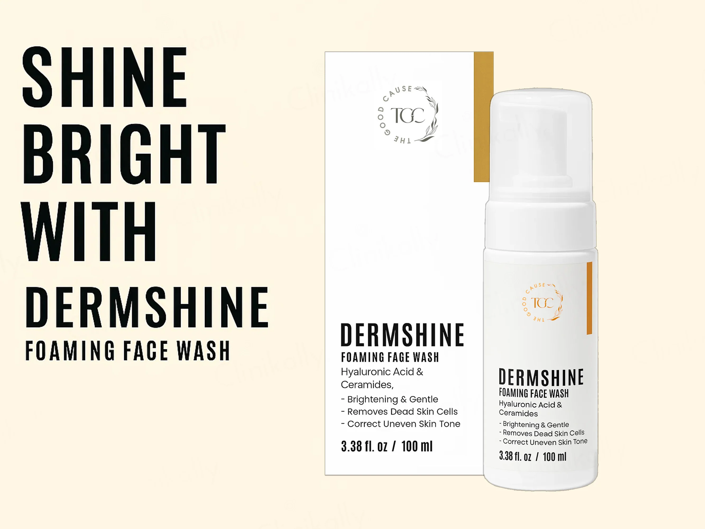 The Good Cause Dermshine Foaming Face Wash - Image 4