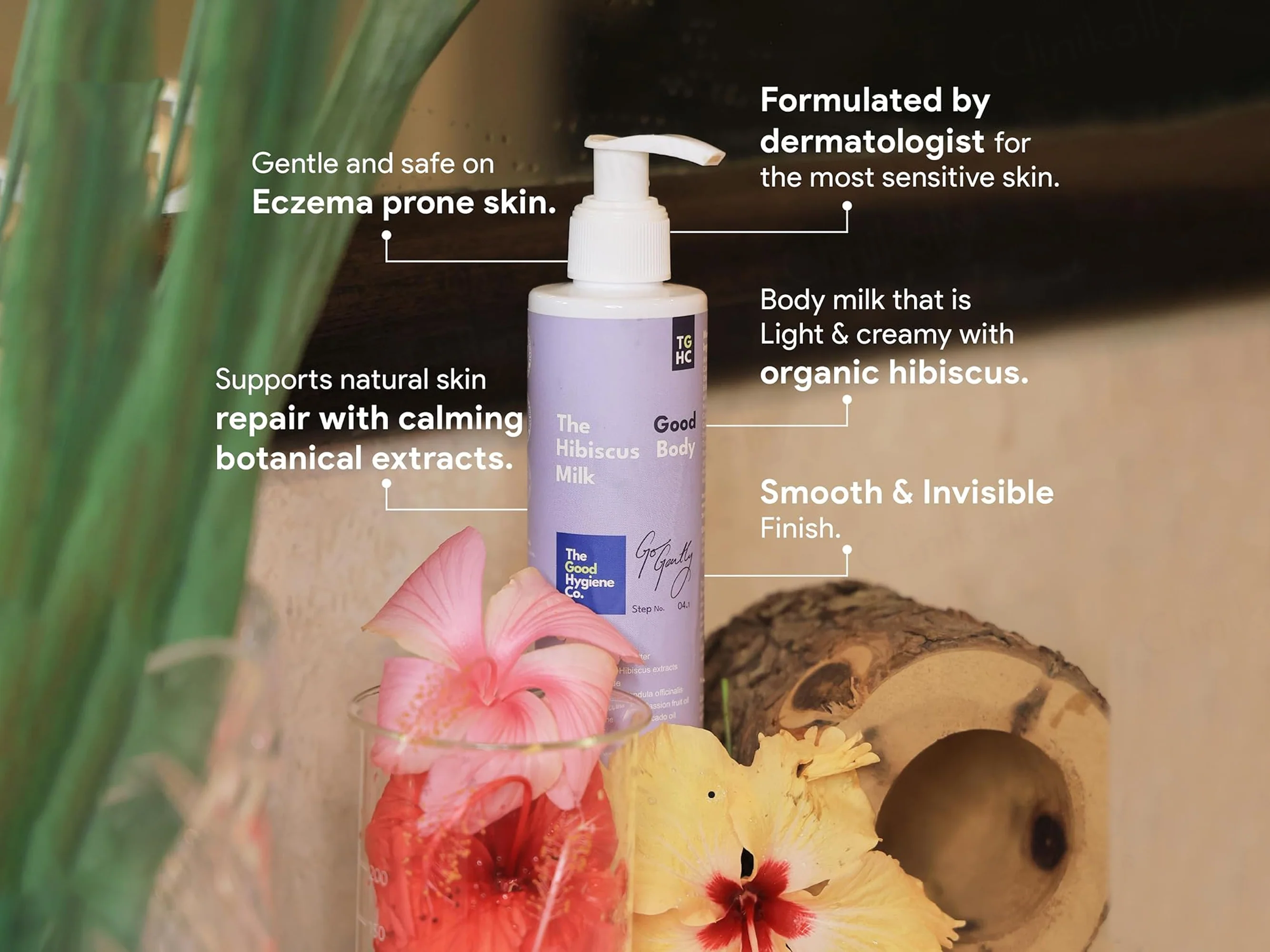 The Good Hygiene Co. Hibiscus Body Milk For Sensitive Skin - Image 16